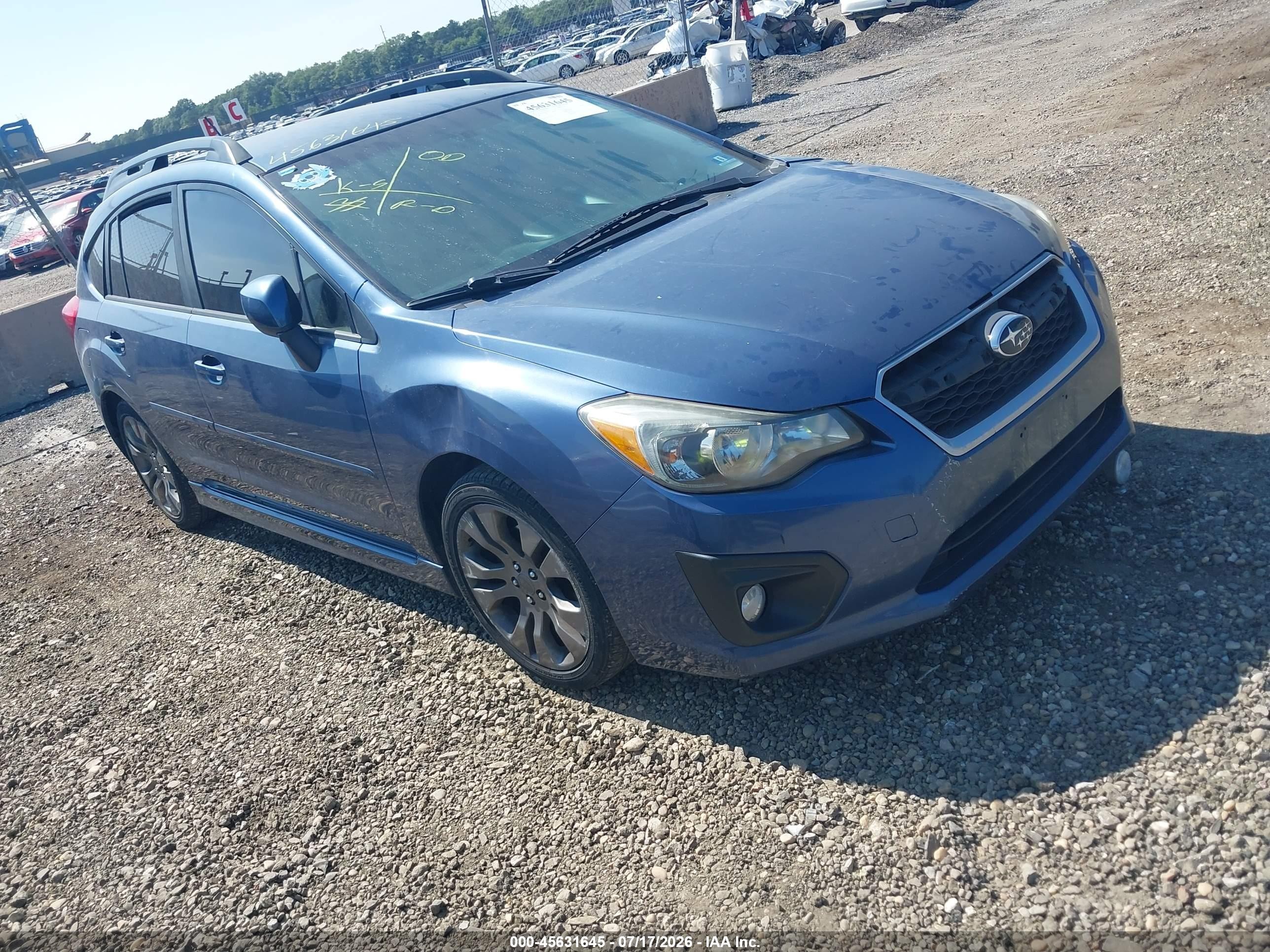 2013 Subaru Impreza Special Sports Premium, VIN JF1GPAL6XDH208075 — Front end