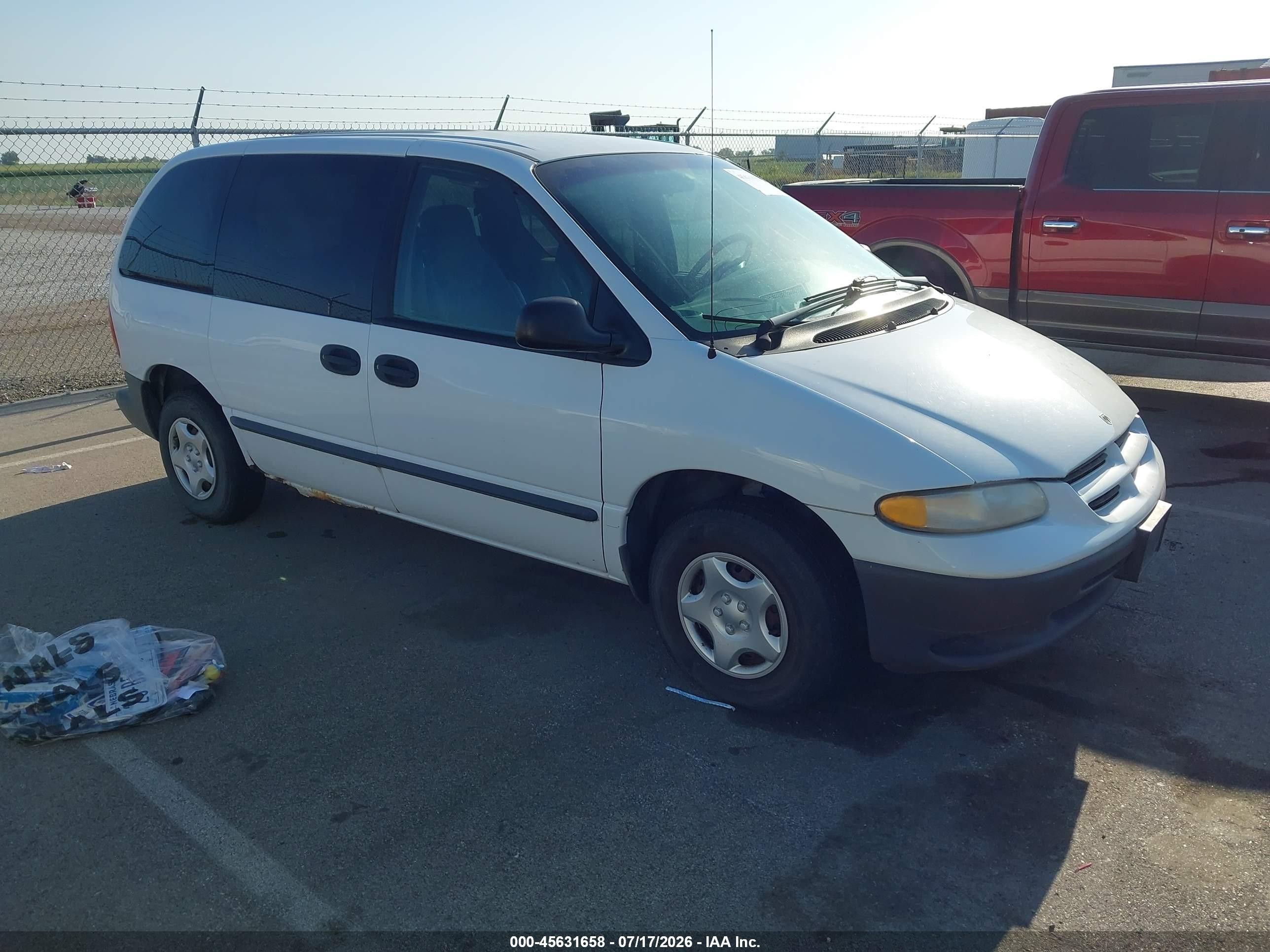 1999 Dodge Caravan, VIN 2B4FP2534XR347574 — Normal wear