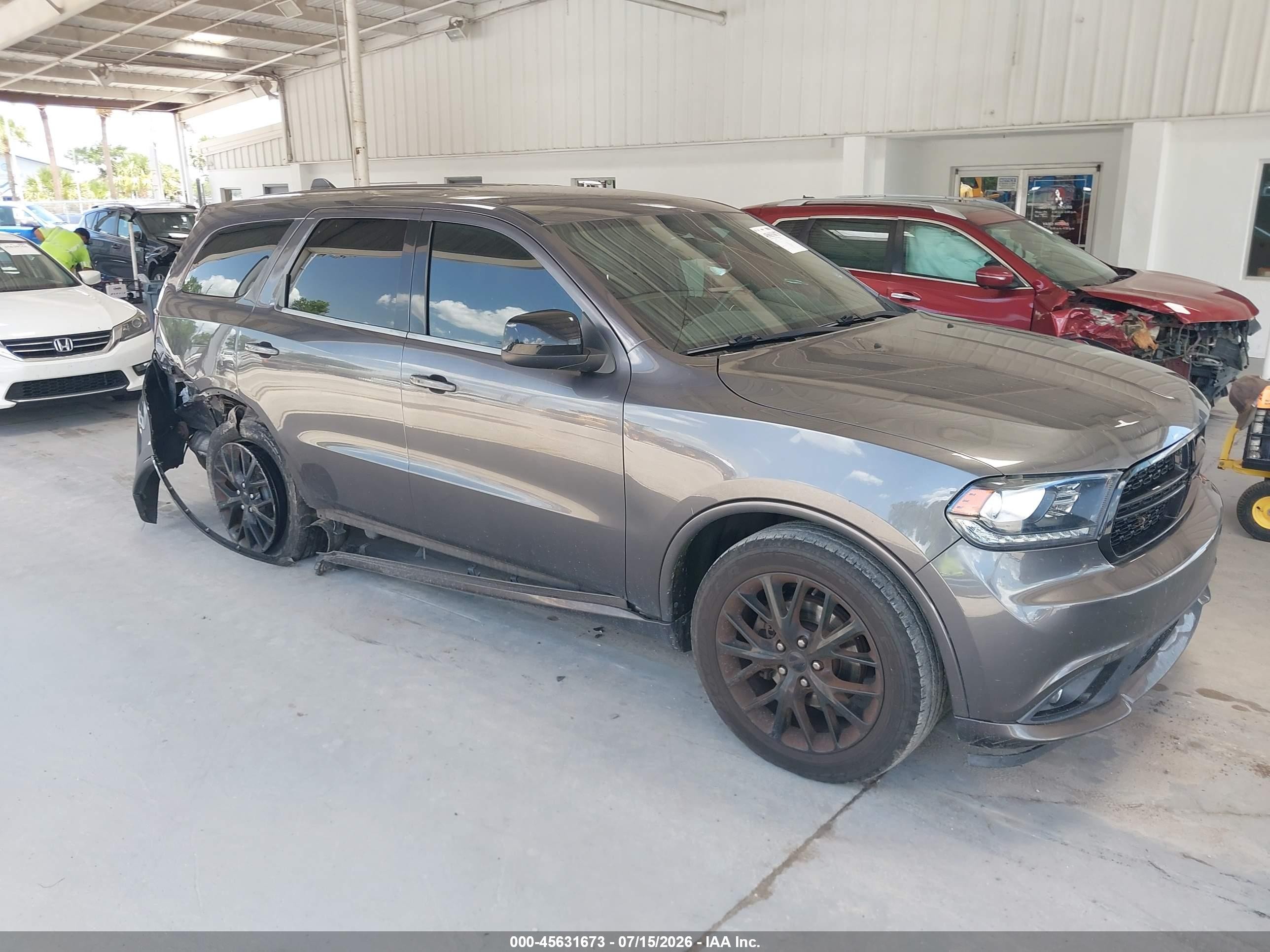 2015 Dodge Durango SXT, VIN 1C4RDHAG6FC127378 — Side