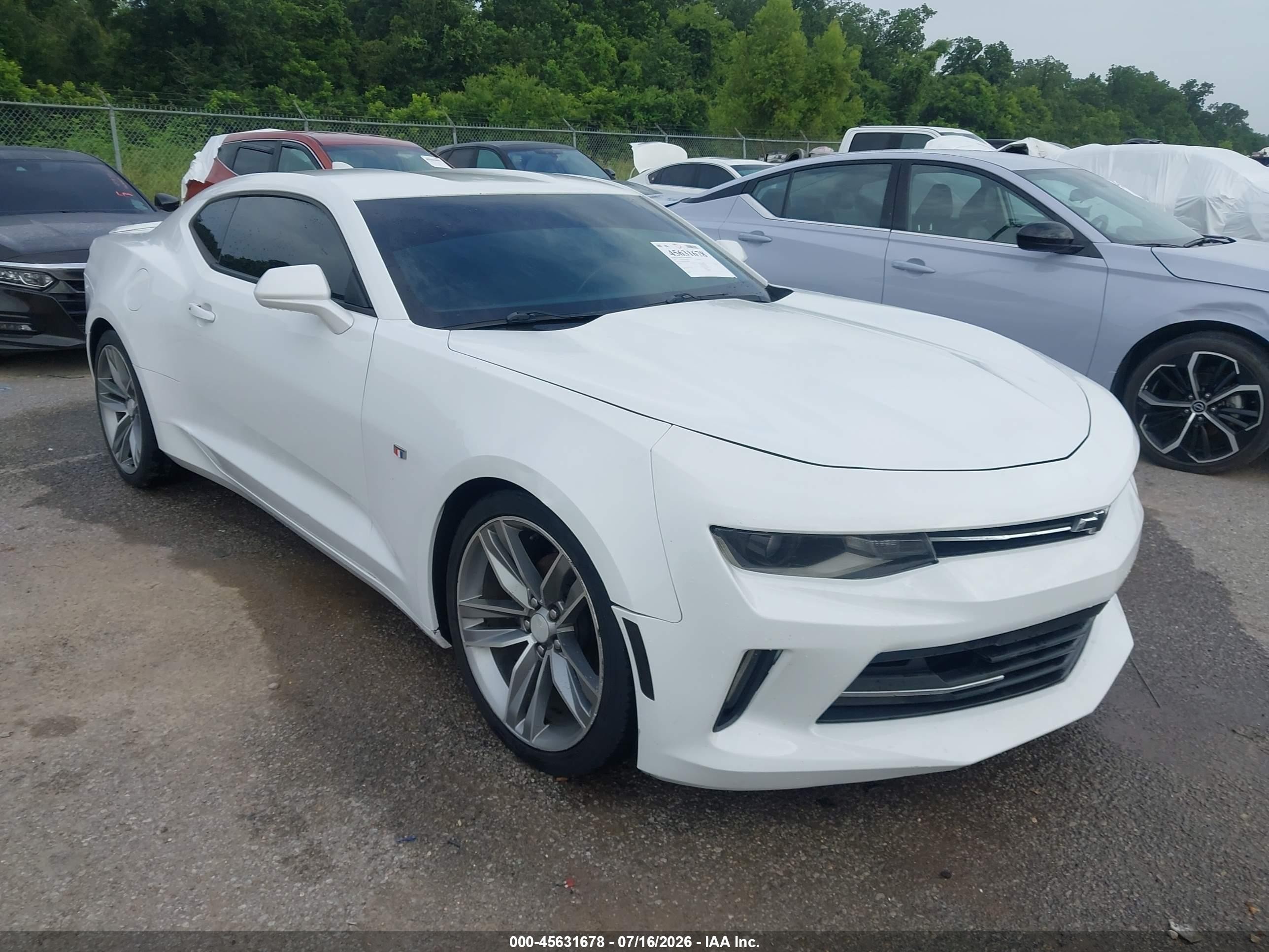 2017 Chevrolet Camaro 1LT, VIN 1G1FB1RSXH0119807 — Rear end