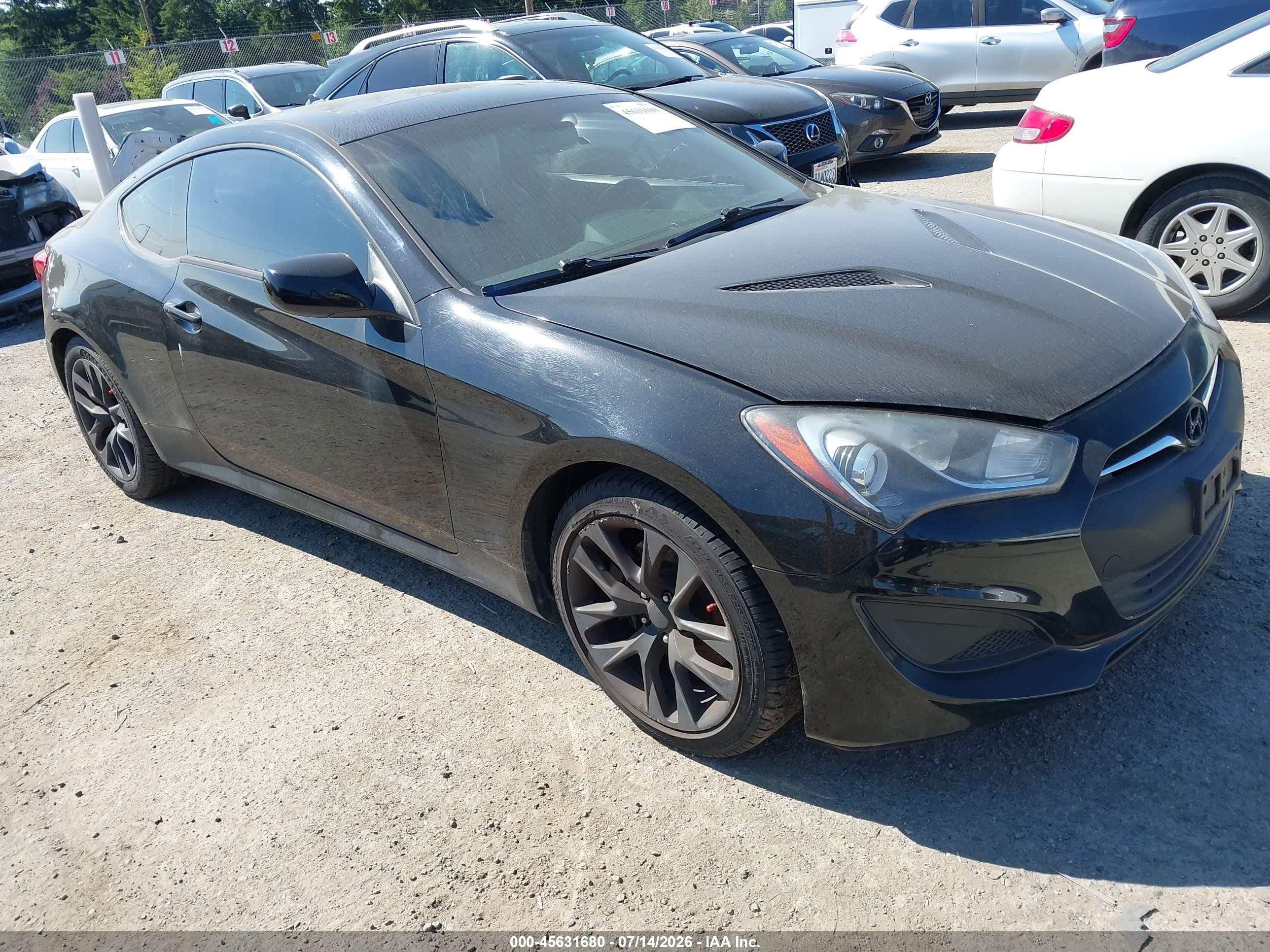 2013 Hyundai Genesis Coupe Premium, VIN KMHHT6KD0DU099443 — Normal wear