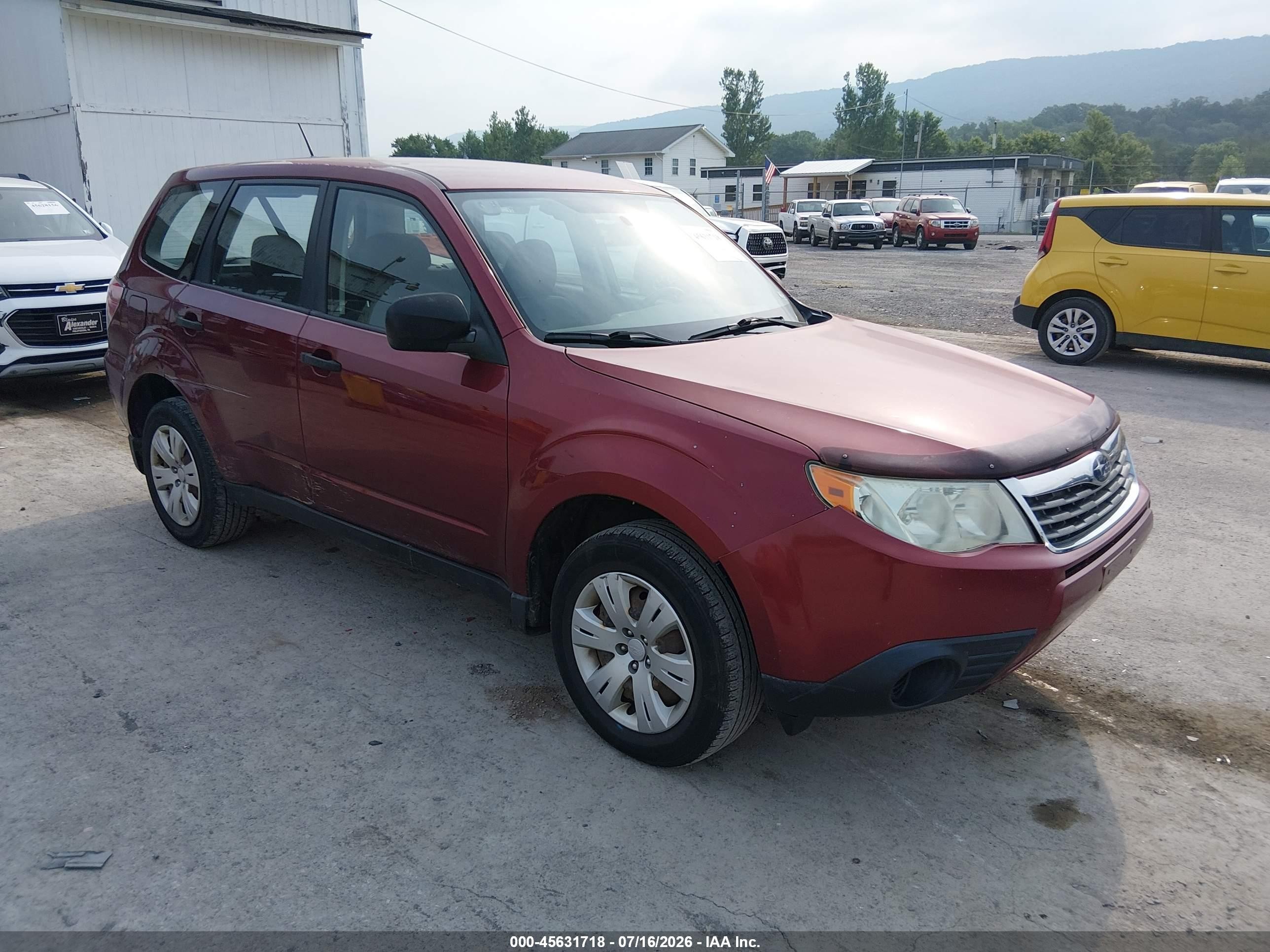 2009 Subaru Forester X, VIN JF2SH61629H780462 — Обычный износ