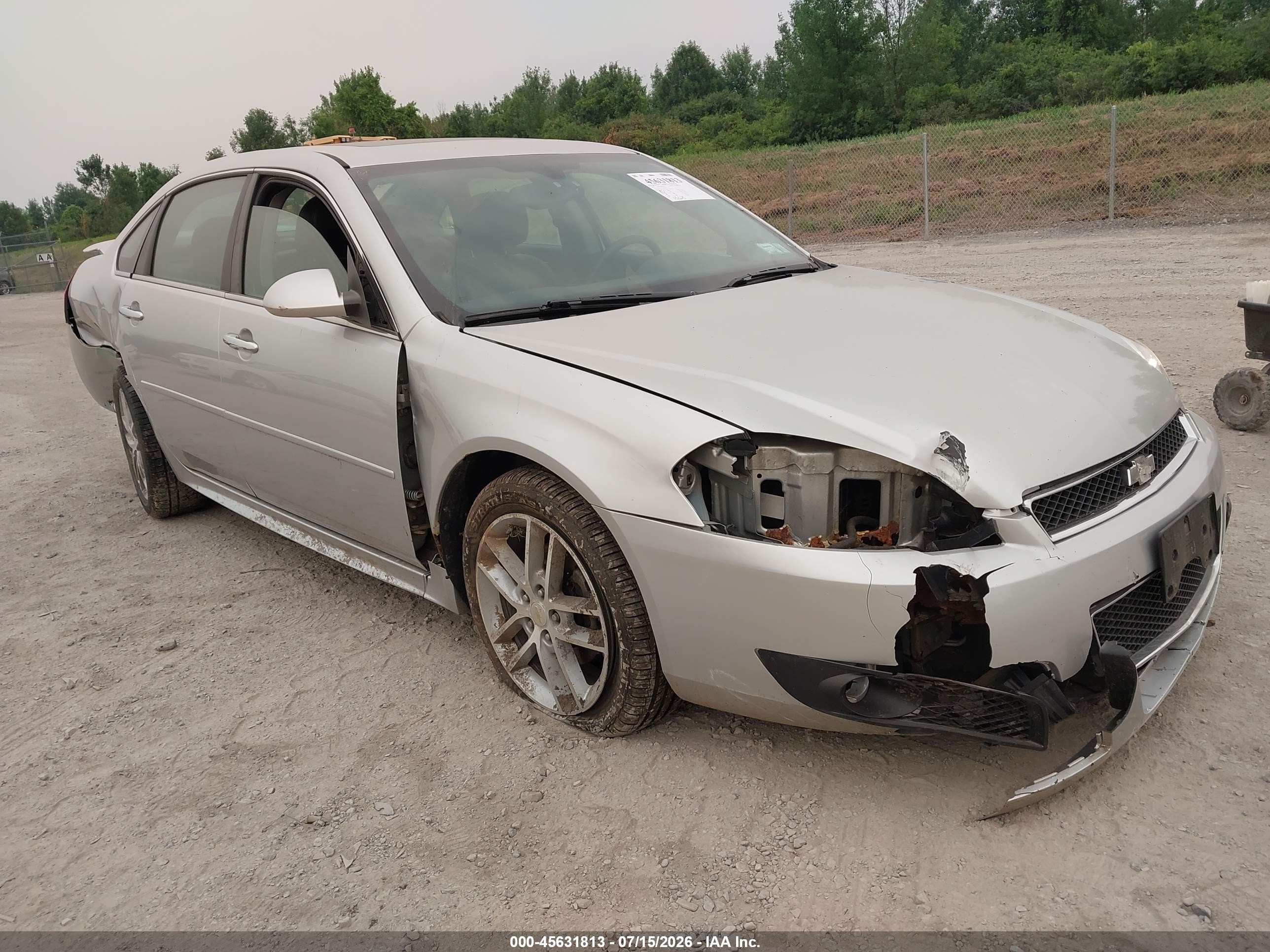 2015 Chevrolet Impala LTZ, VIN 2G1WC5E35F1135725 — Side