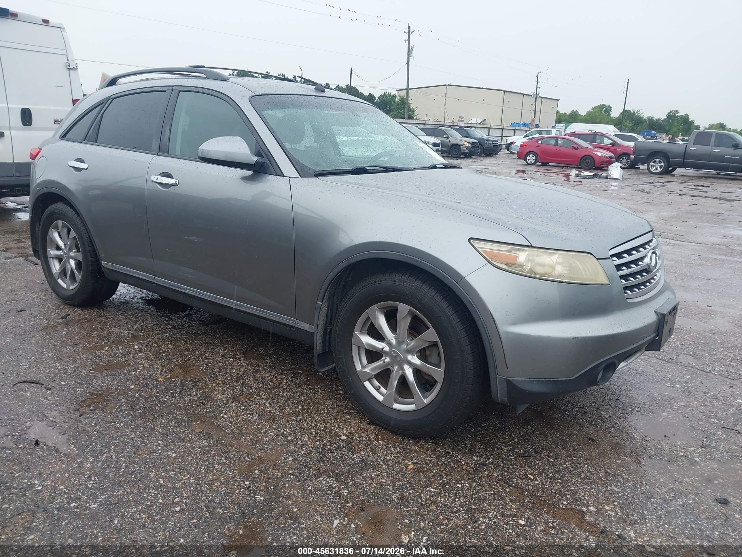 2007 Infiniti FX, VIN JNRAS08U27X102195 — Front end