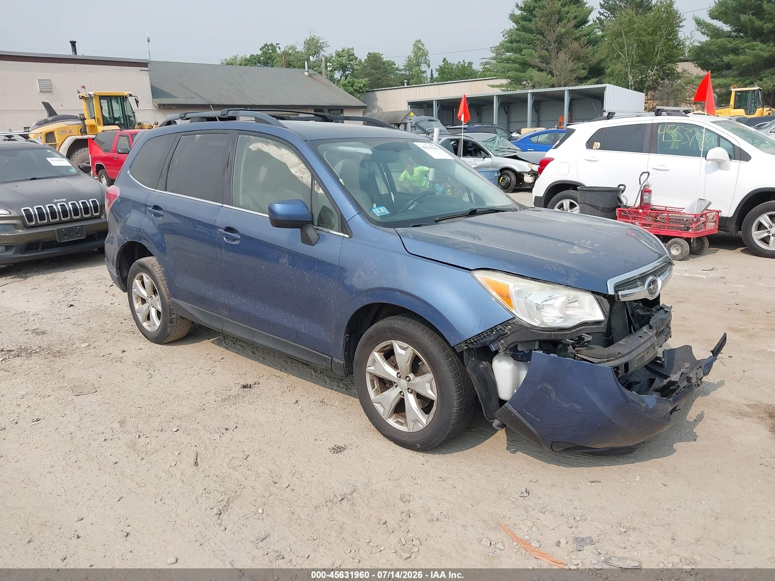2014 Subaru Forester Limited, VIN JF2SJAHC8EH464674 — Front end