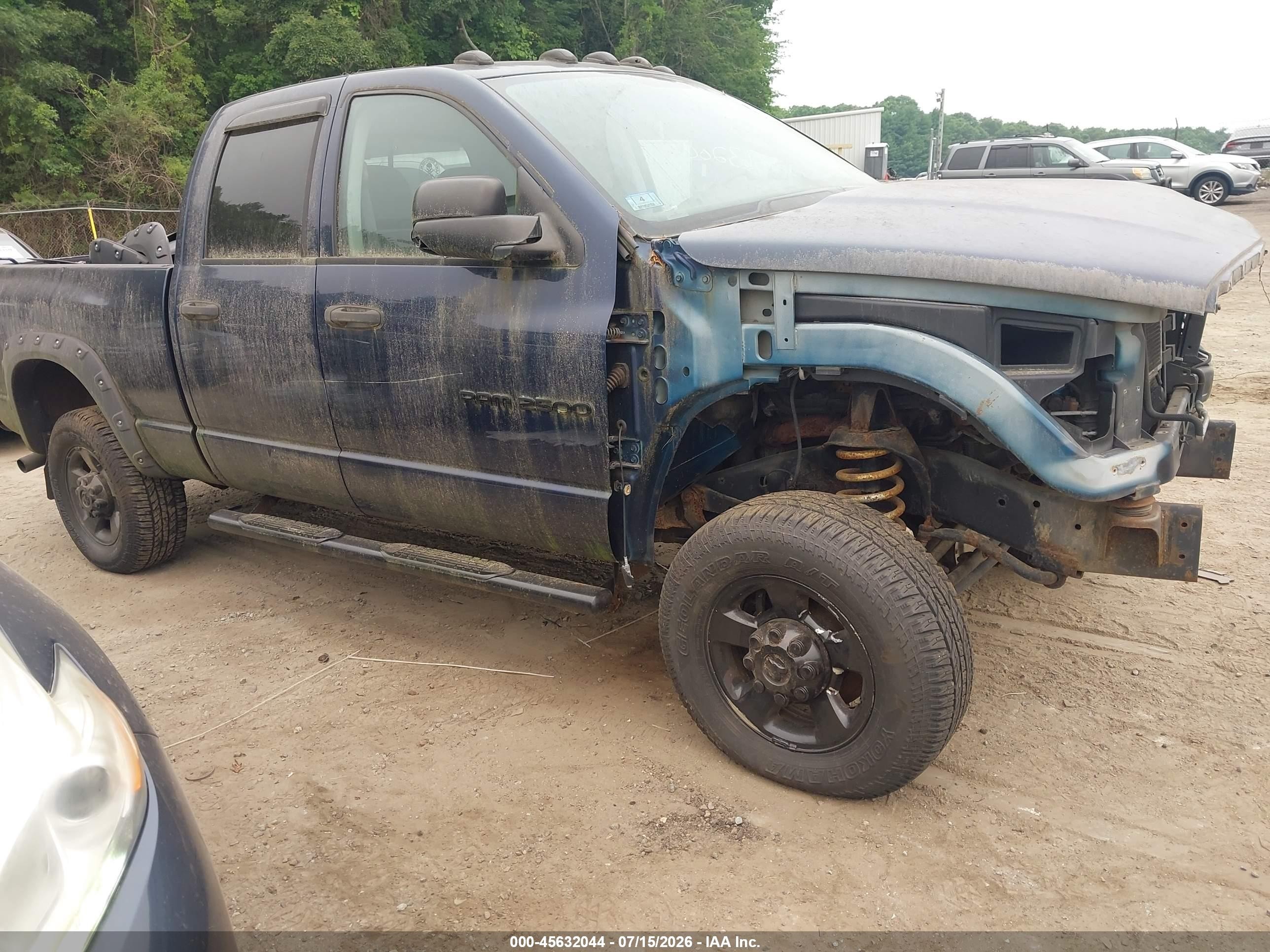 2004 Dodge 2500 SLT, VIN 3D7KU28D44G138079 — Normal wear