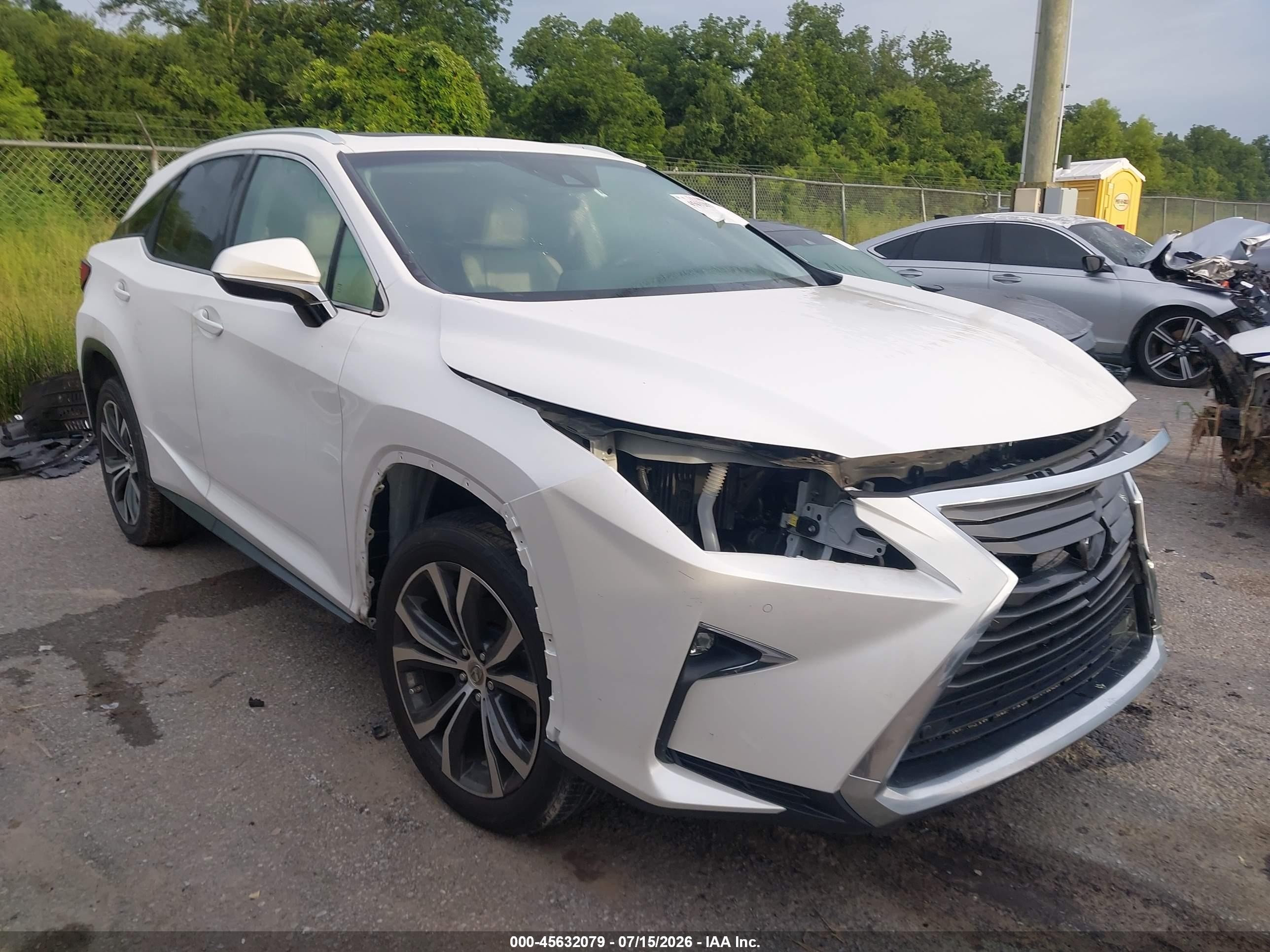 2017 Lexus RX 350, VIN 2T2ZZMCA7HC060735 — Front end