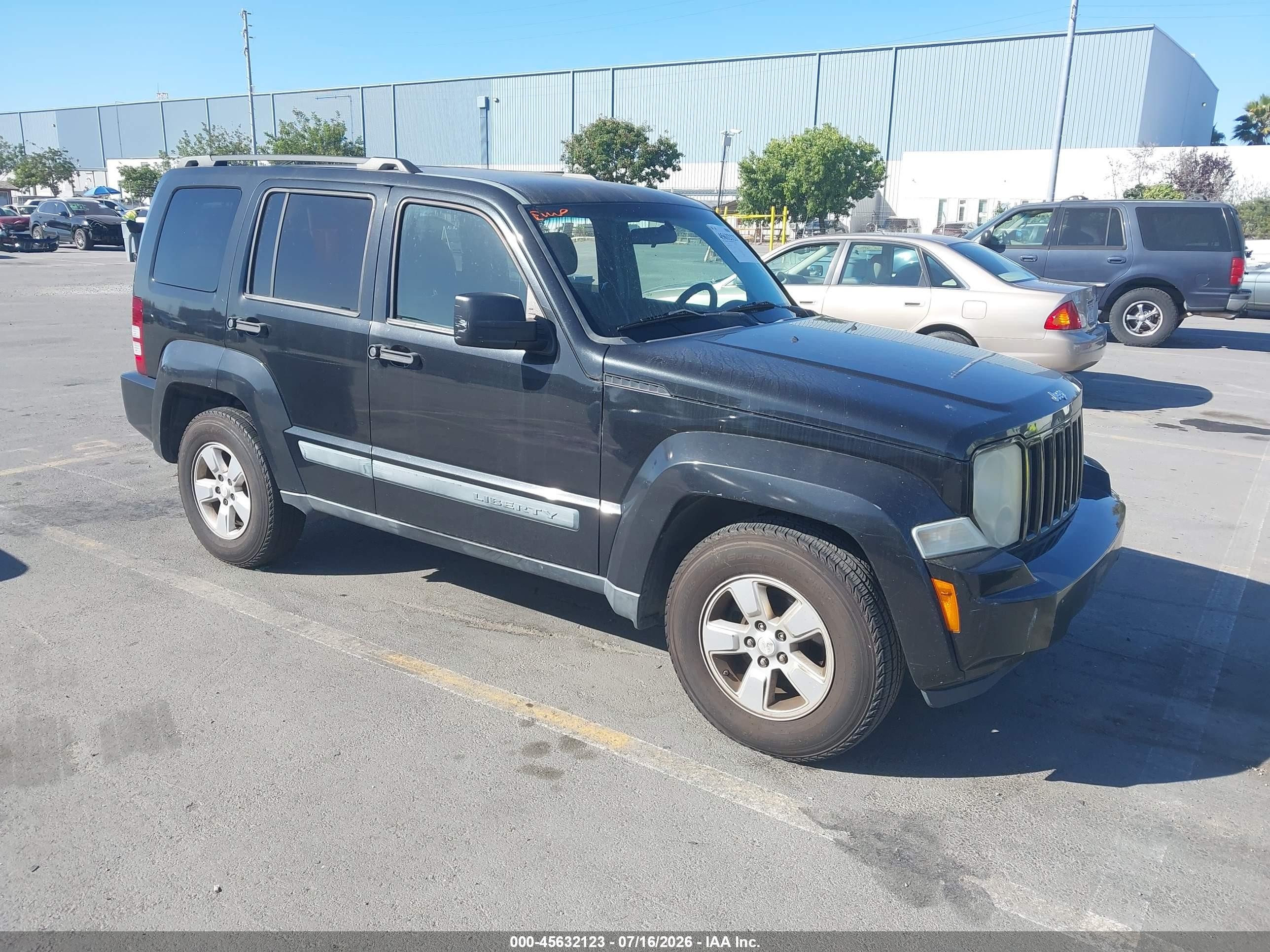 2010 Jeep Liberty Sport, VIN 1J4PP2GK9AW122006 — Normal wear