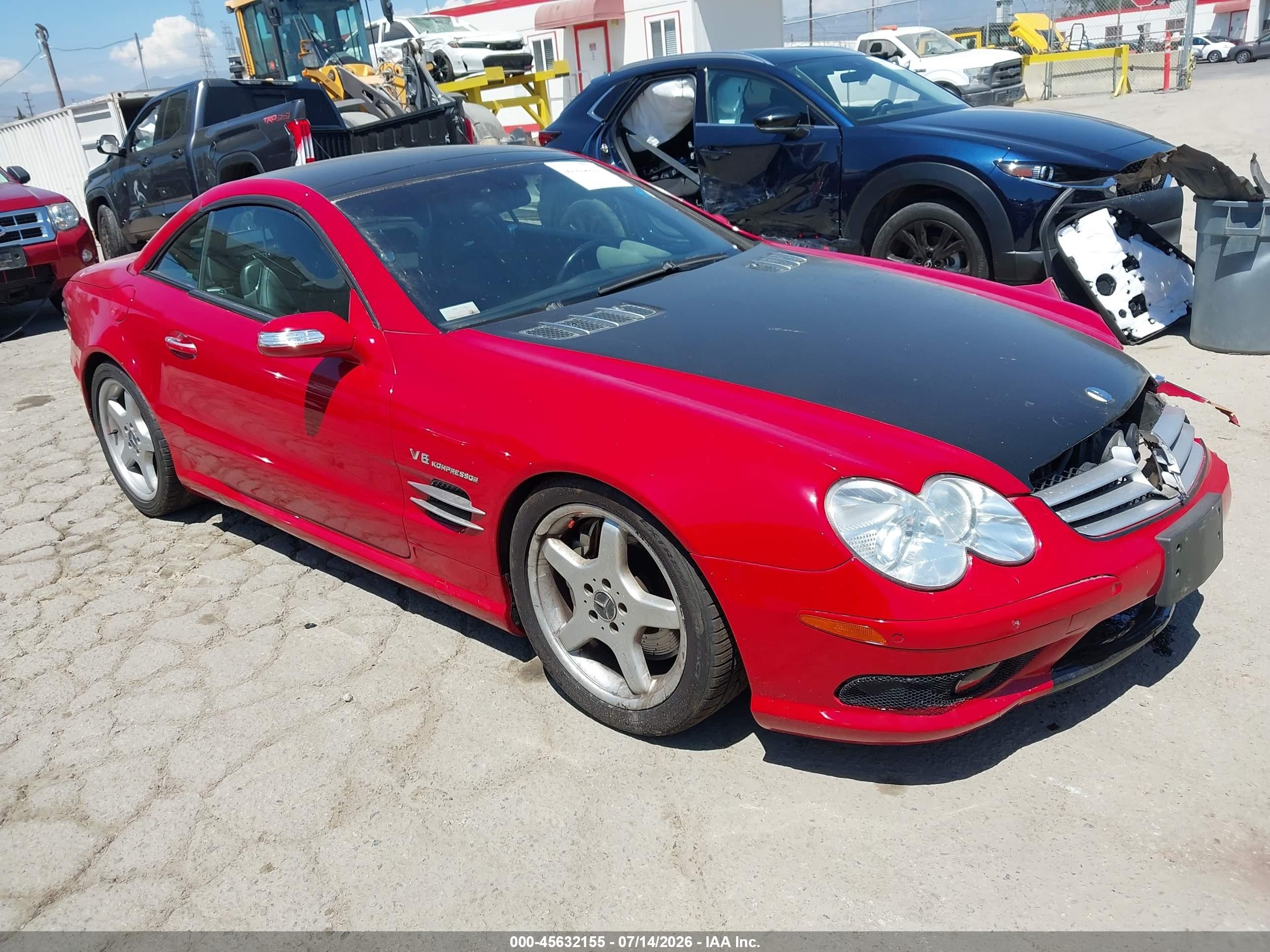 2004 Mercedes-Benz SL 55/63 AMG, VIN WDBSK74F94F064954 — Front end