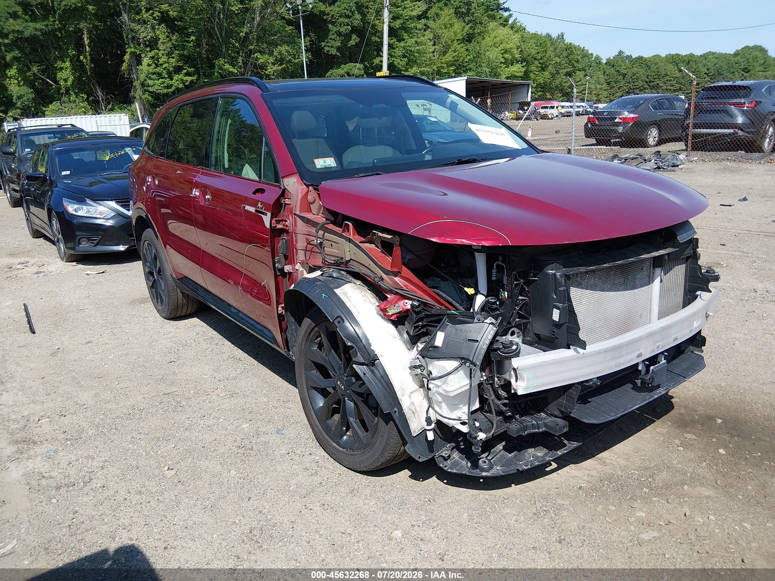 2021 Kia Sorento SX Prestige X-Line, VIN 5XYRKDLF8MG017962 — Перед