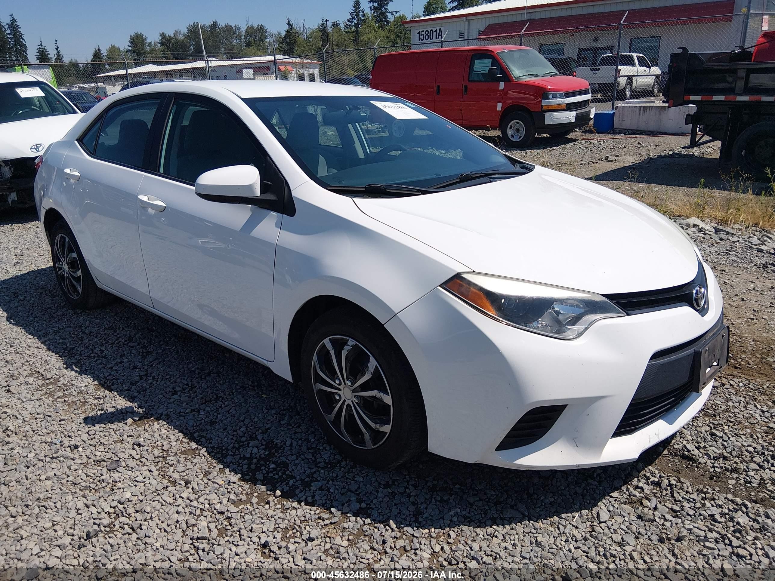 2014 Toyota Corolla S Plus, VIN 2T1BURHE4EC065819 — Side