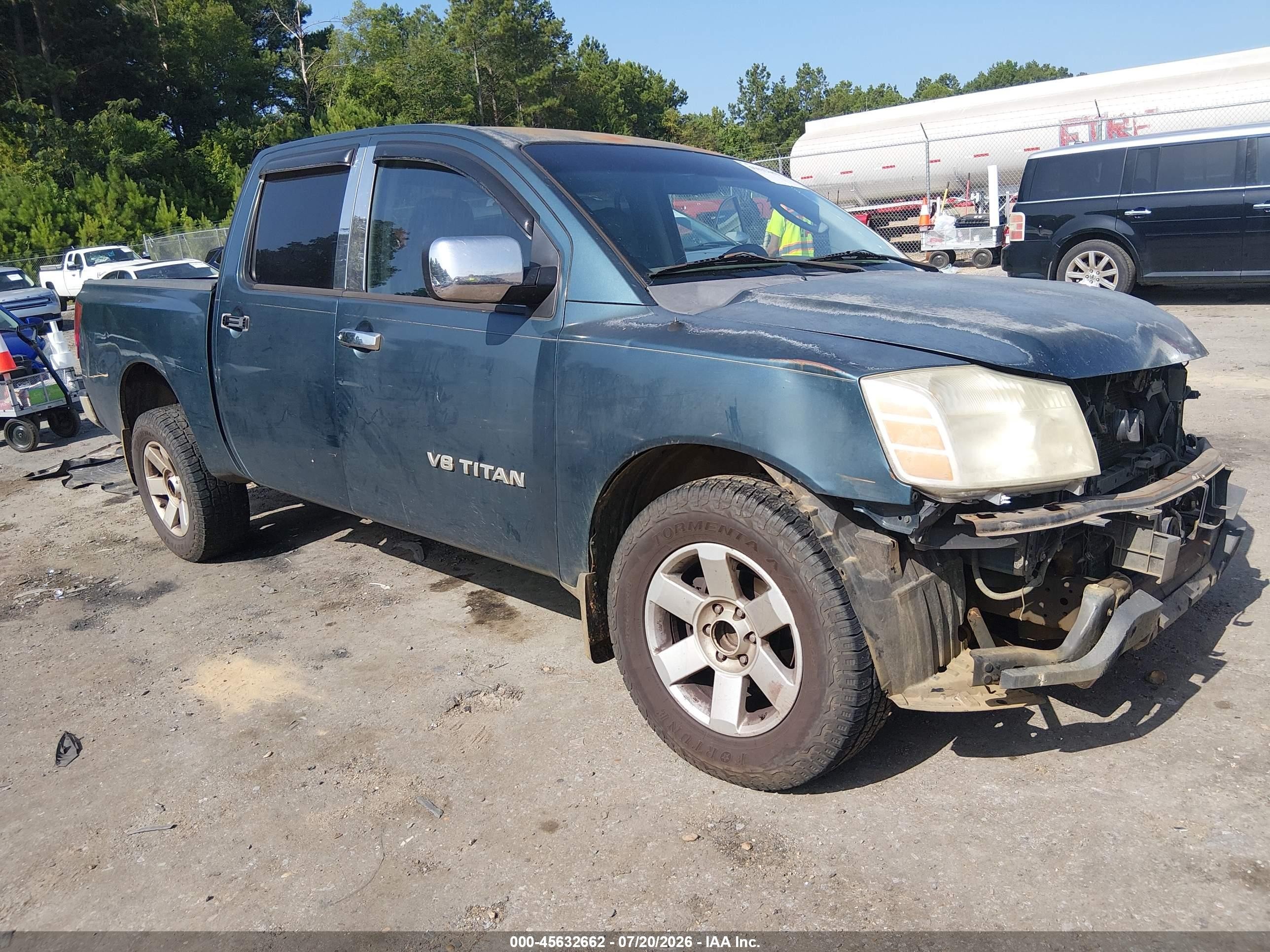 2007 Nissan Titan XE, VIN 1N6AA07A47N229288 — Перед