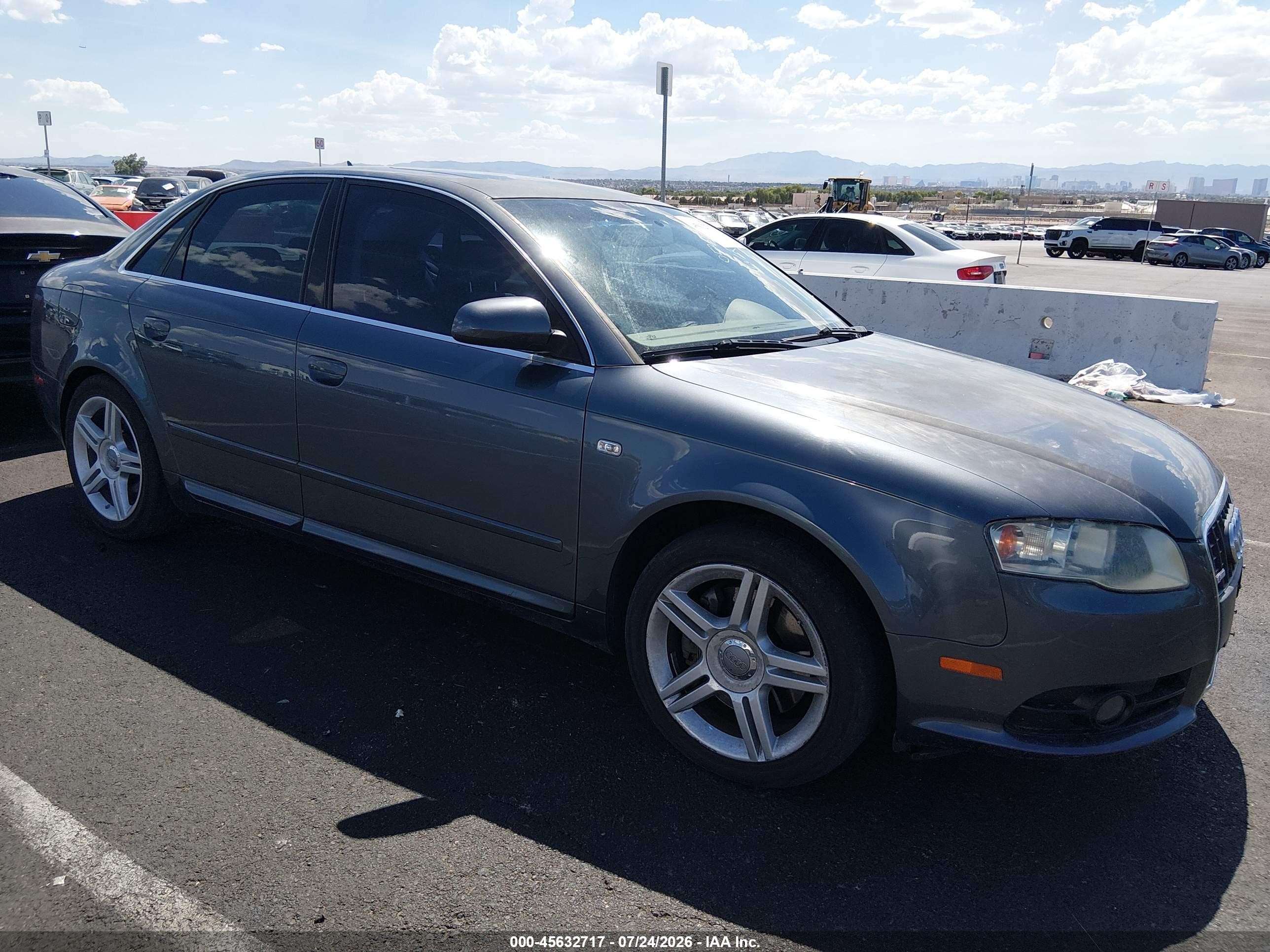 2008 Audi A4 2.0T, VIN WAUAF78E68A052621 — Обычный износ