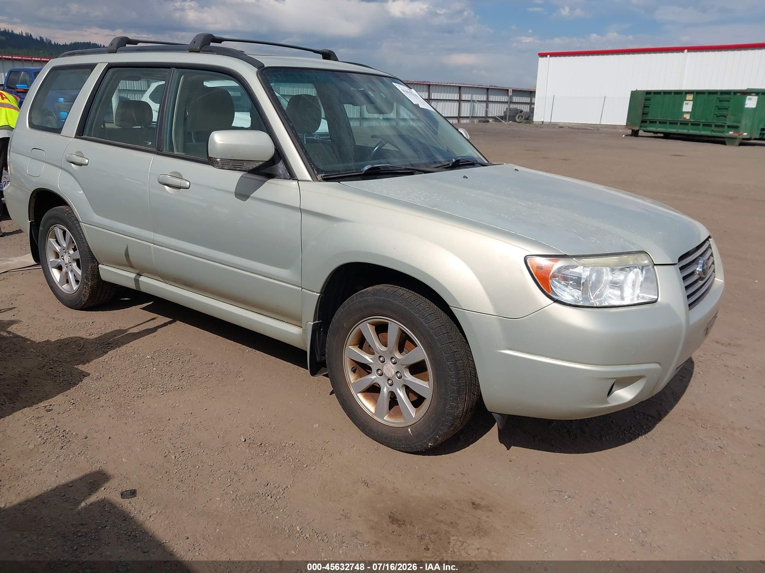 2007 Subaru Forester X, VIN JF1SG65677H740991 — Обычный износ