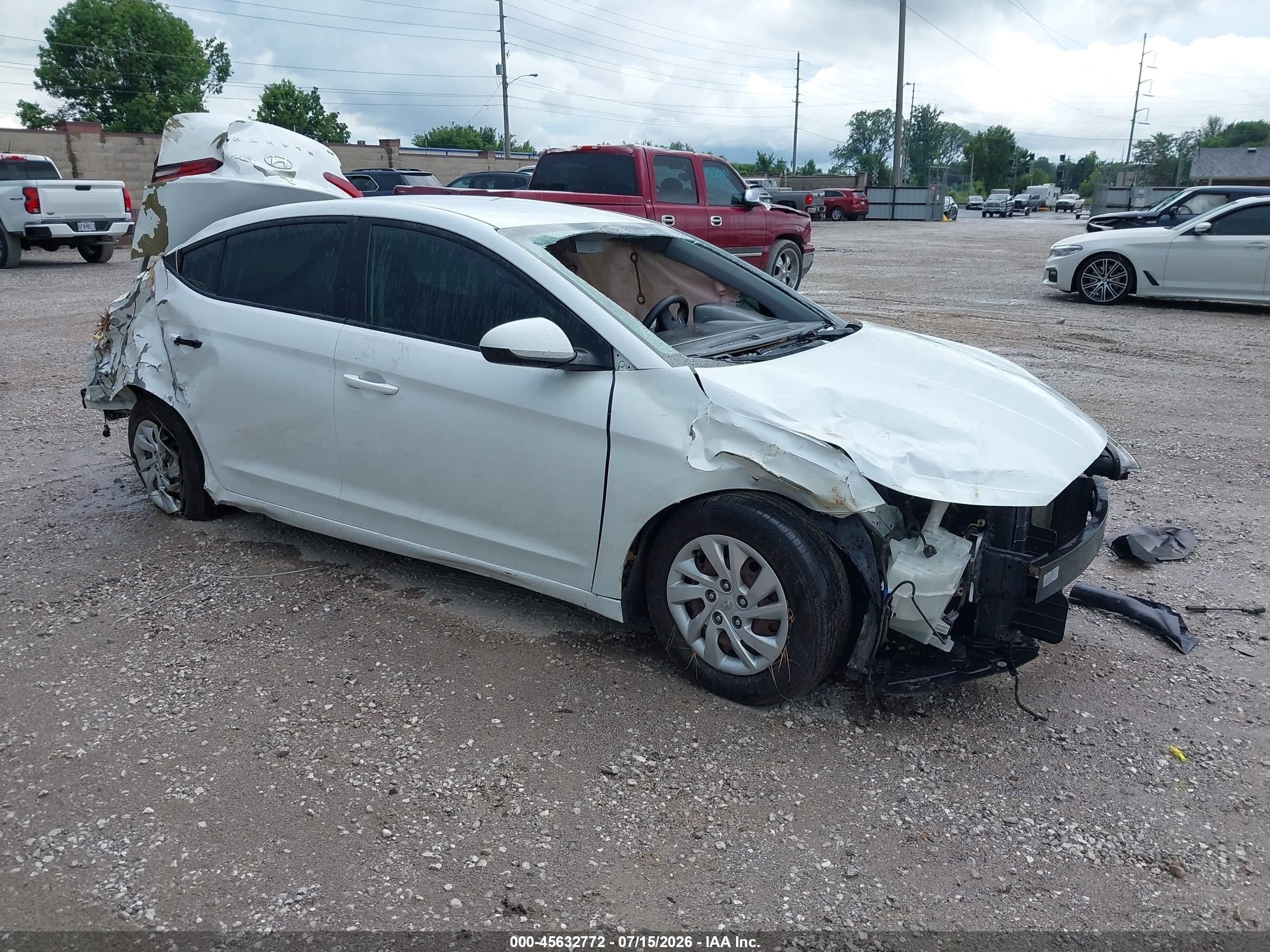 2019 Hyundai Elantra SE, VIN 5NPD74LFXKH495690 — All over