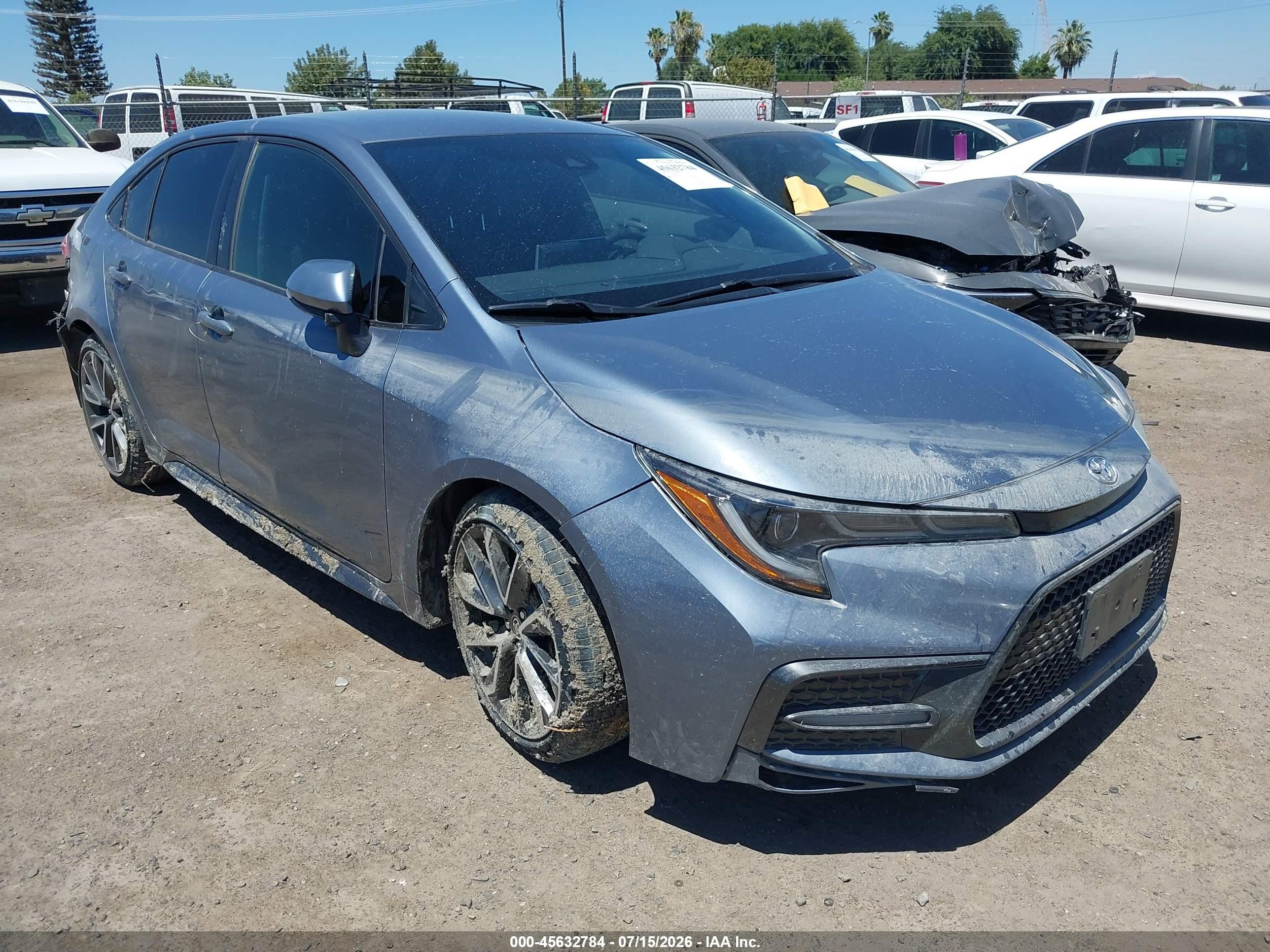 2021 Toyota Corolla SE, VIN JTDS4MCE6MJ080920 — Water / flood