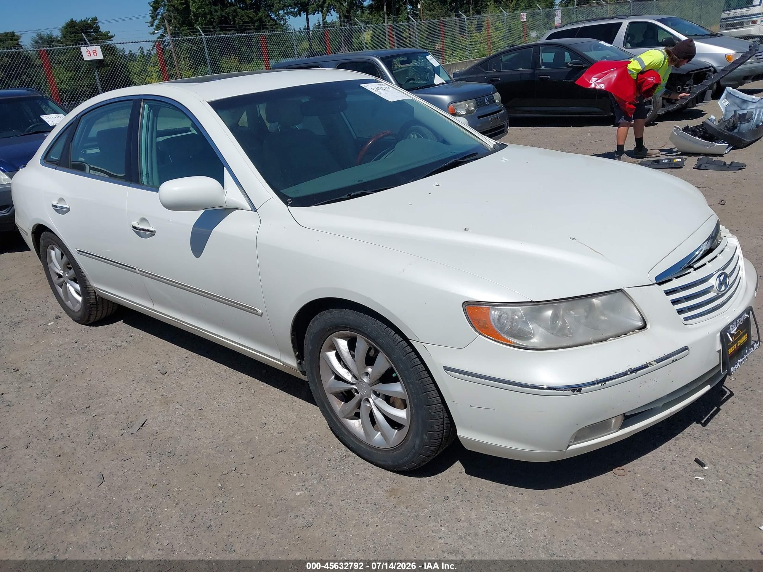 2006 Hyundai Azera SE, VIN KMHFC46F96A099842 — Обычный износ