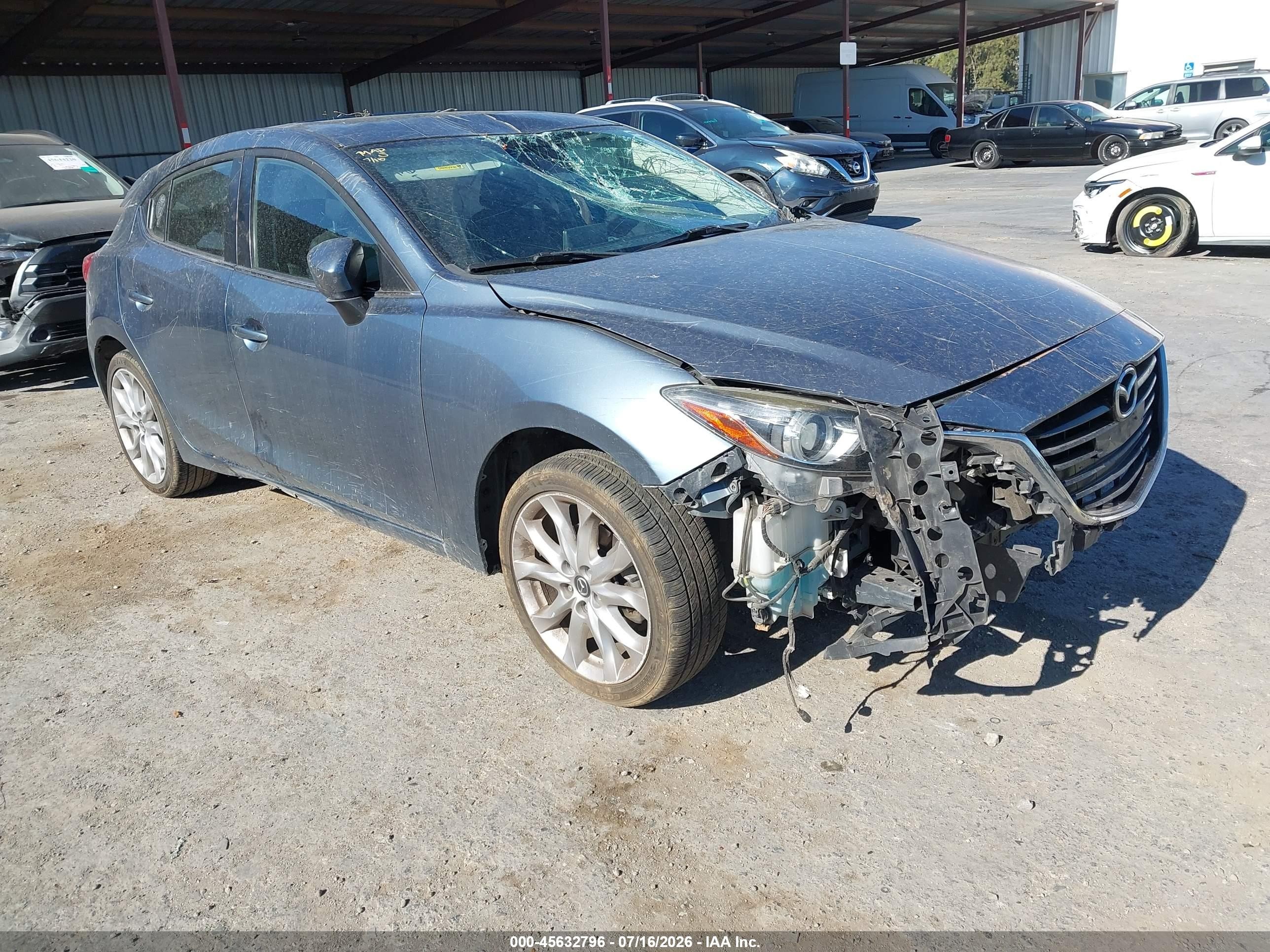 2014 Mazda 3 S Grand Touring, VIN JM1BM1M36E1197023 — Перед