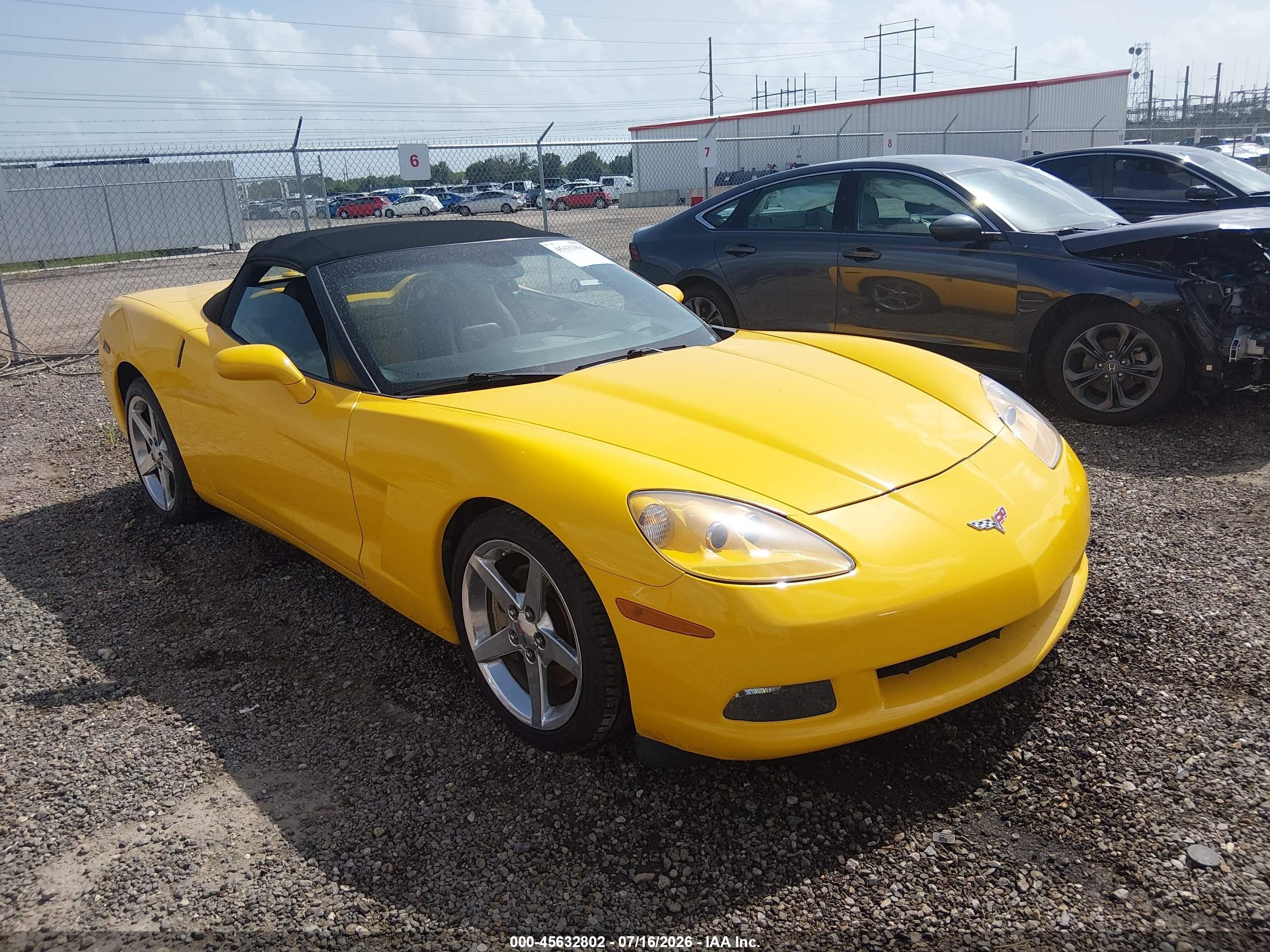 2005 Chevrolet Corvette, VIN 1G1YY34U255120105 — Water / flood