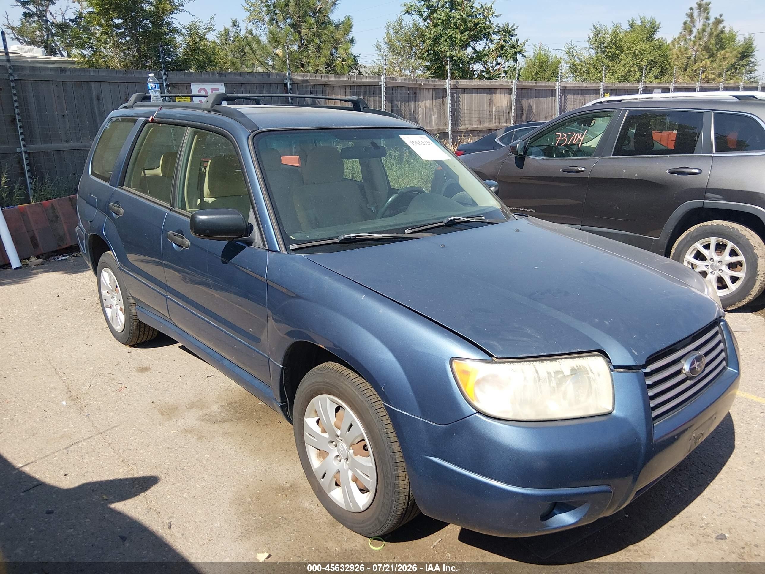 2008 Subaru Forester X, VIN JF1SG63688H726196 — Normal wear