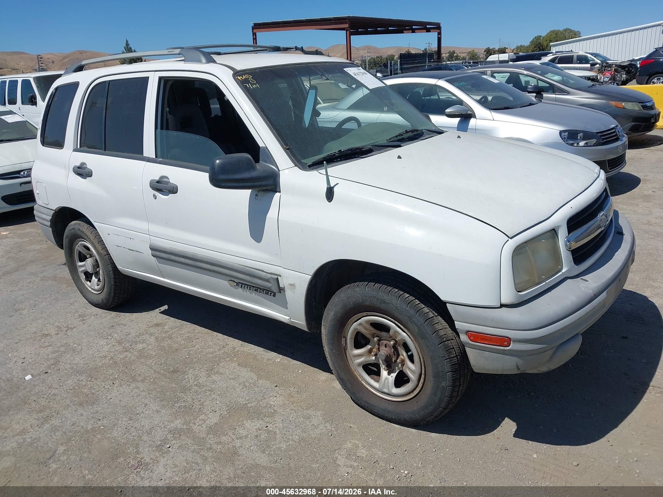 2003 Chevrolet Tracker, VIN 2CNBJ13C736949103 — Normal wear