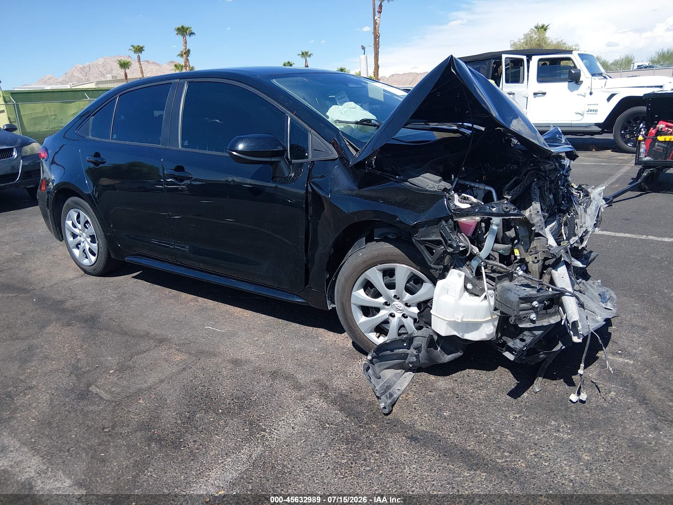 2023 Toyota Corolla LE, VIN 5YFB4MDE0PP017276 — Front end