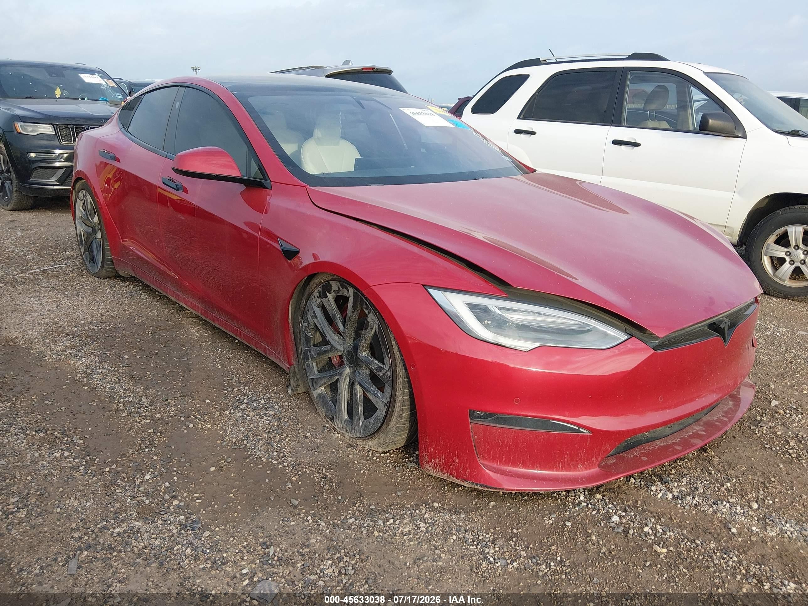 2022 Tesla Model S Plaid, VIN 5YJSA1E67NF462623 — Механическое