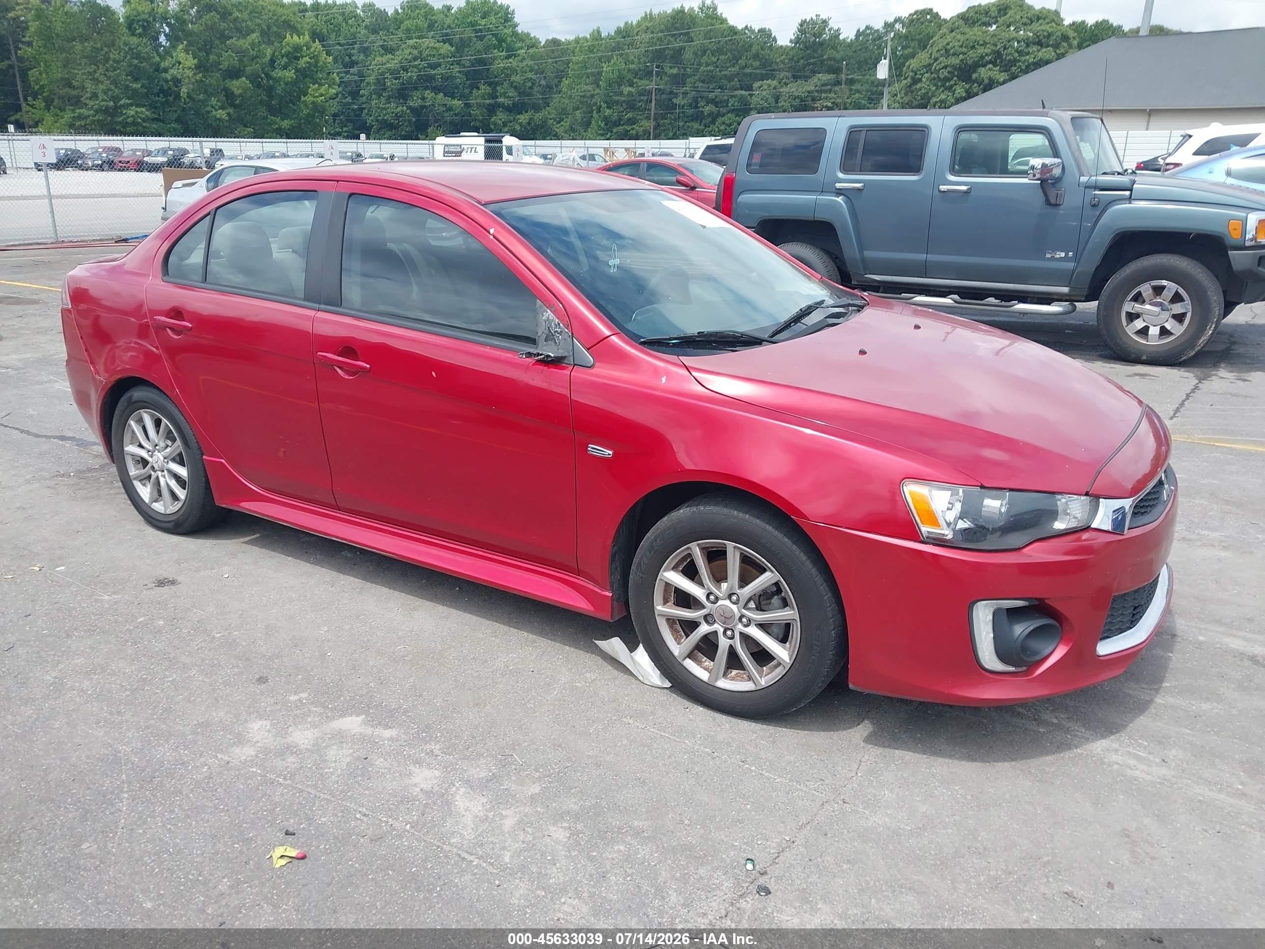 2016 Mitsubishi Lancer ES, VIN JA32U2FU4GU000474 — Normal wear