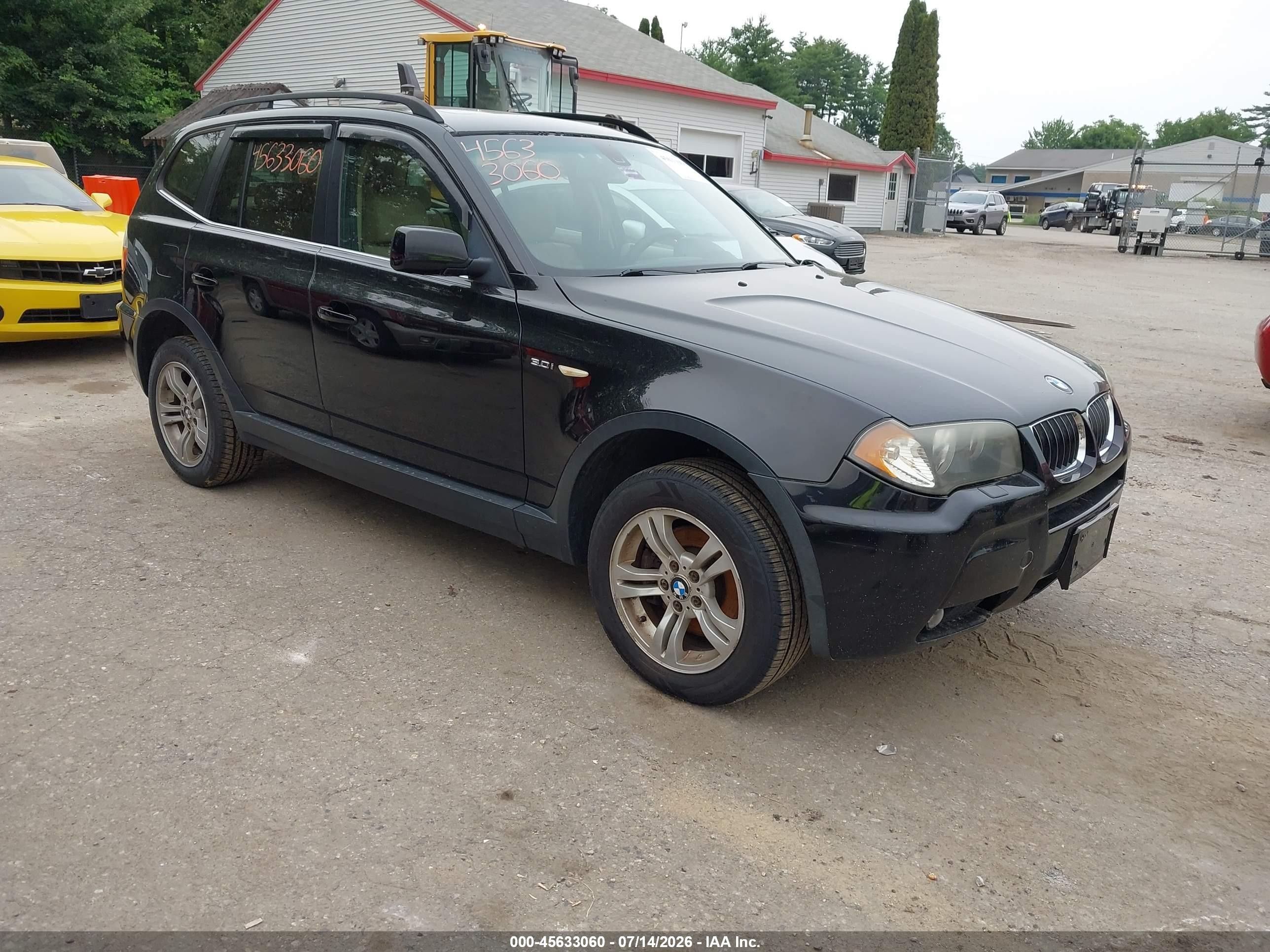 2006 BMW X3 3.0i, VIN WBXPA93466WG78813 — Normal wear
