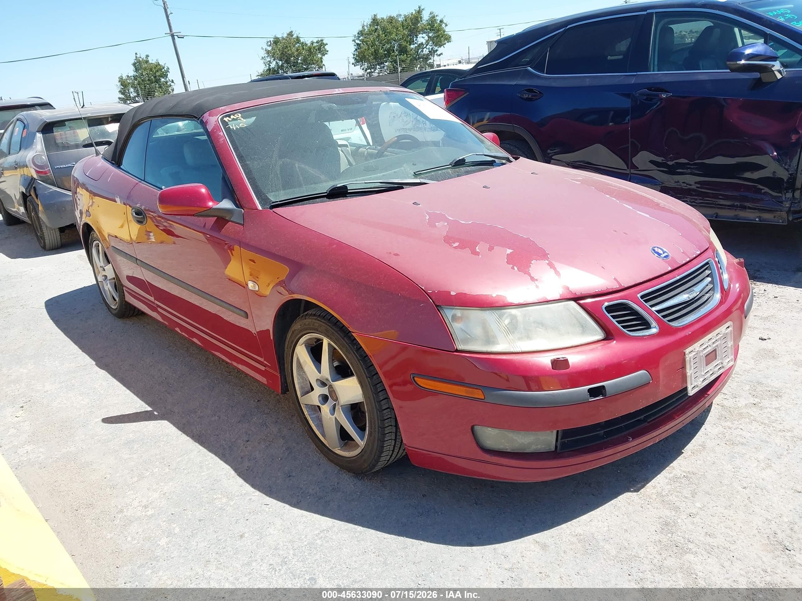 2005 Saab 9-3, VIN YS3FD75Y756013587 — Обычный износ