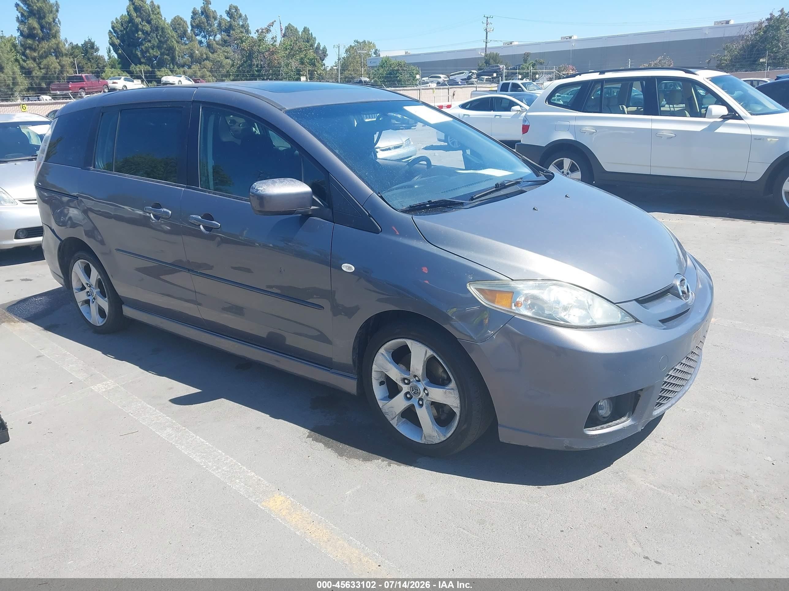 2007 Mazda 5 Sport, VIN JM1CR29L870140092 — Normal wear