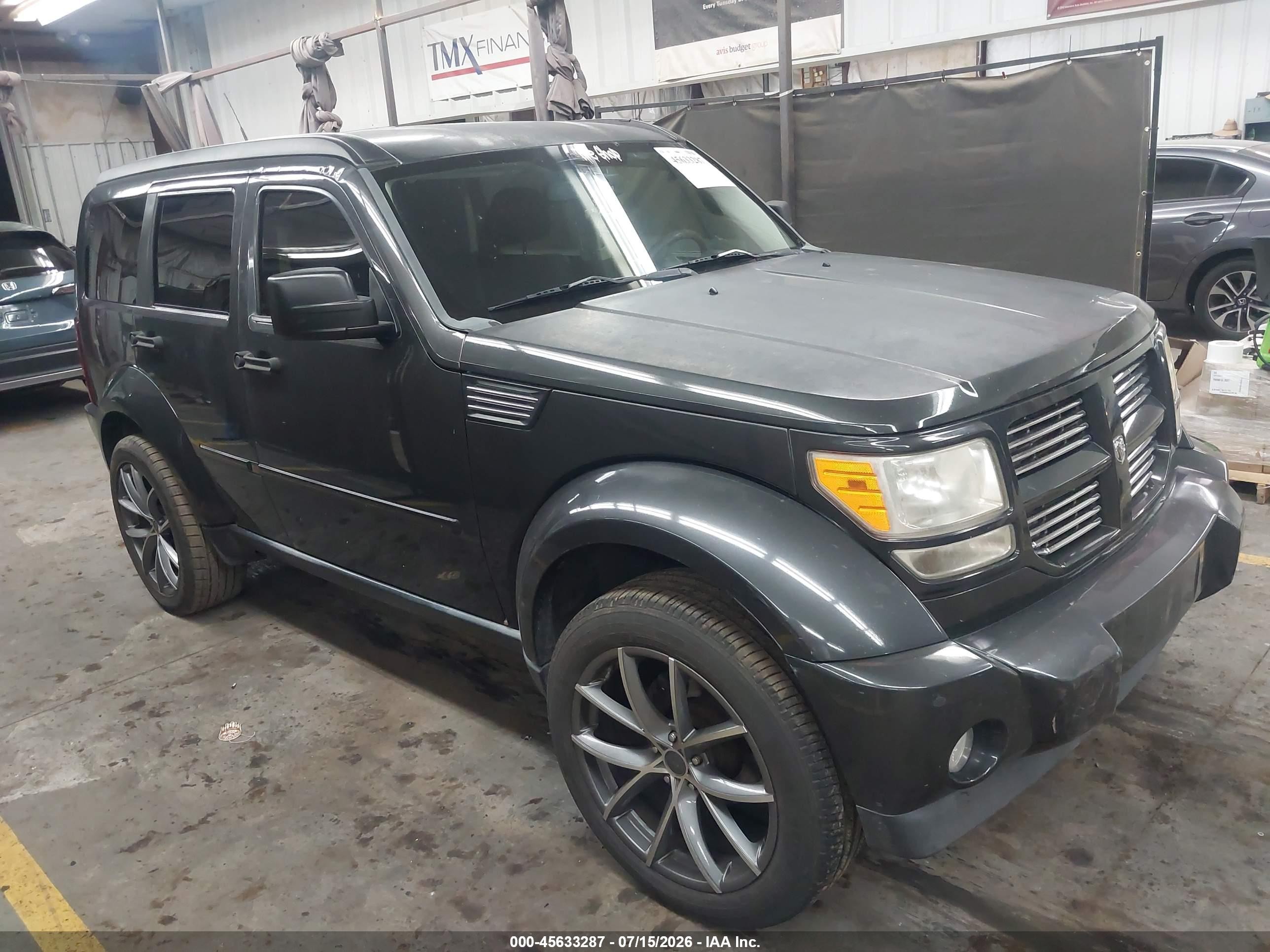 2011 Dodge Nitro Heat, VIN 1D4PT4GK4BW511430 — Rear end