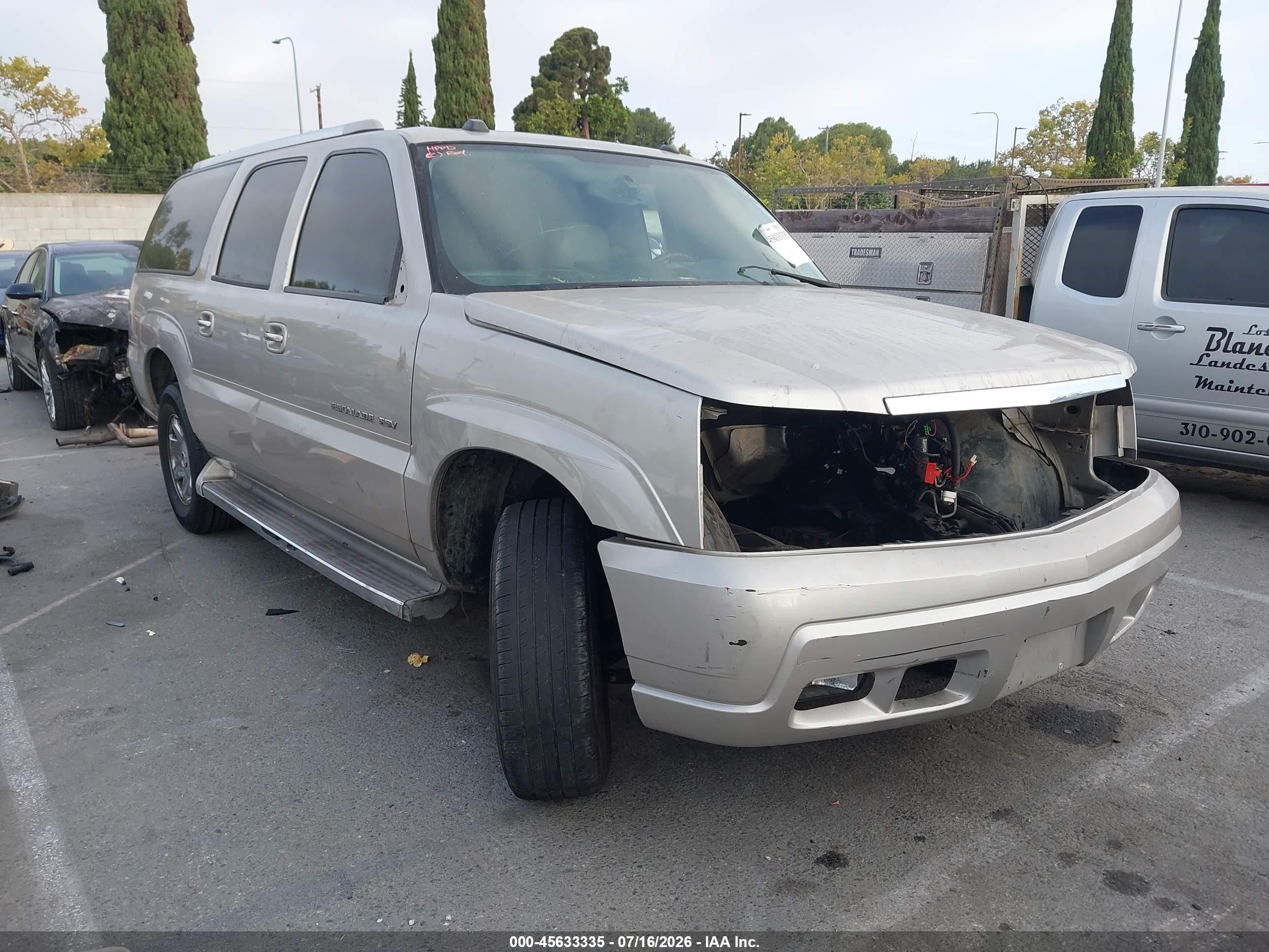 2005 Cadillac Escalade ESV, VIN 3GYFK66N75G215284 — Theft recovery