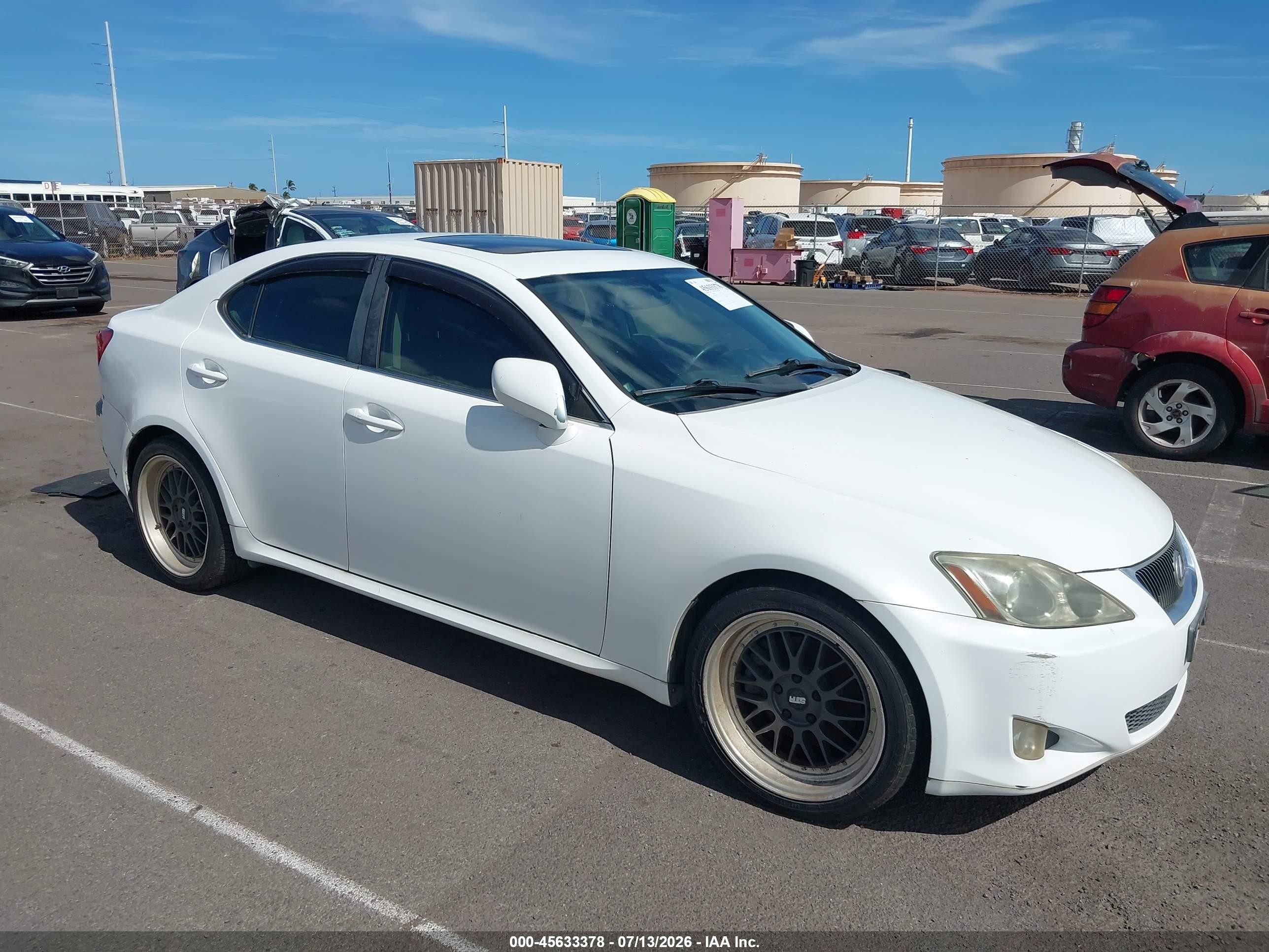 2006 Lexus IS 250, VIN JTHBK262962011579 — Обычный износ