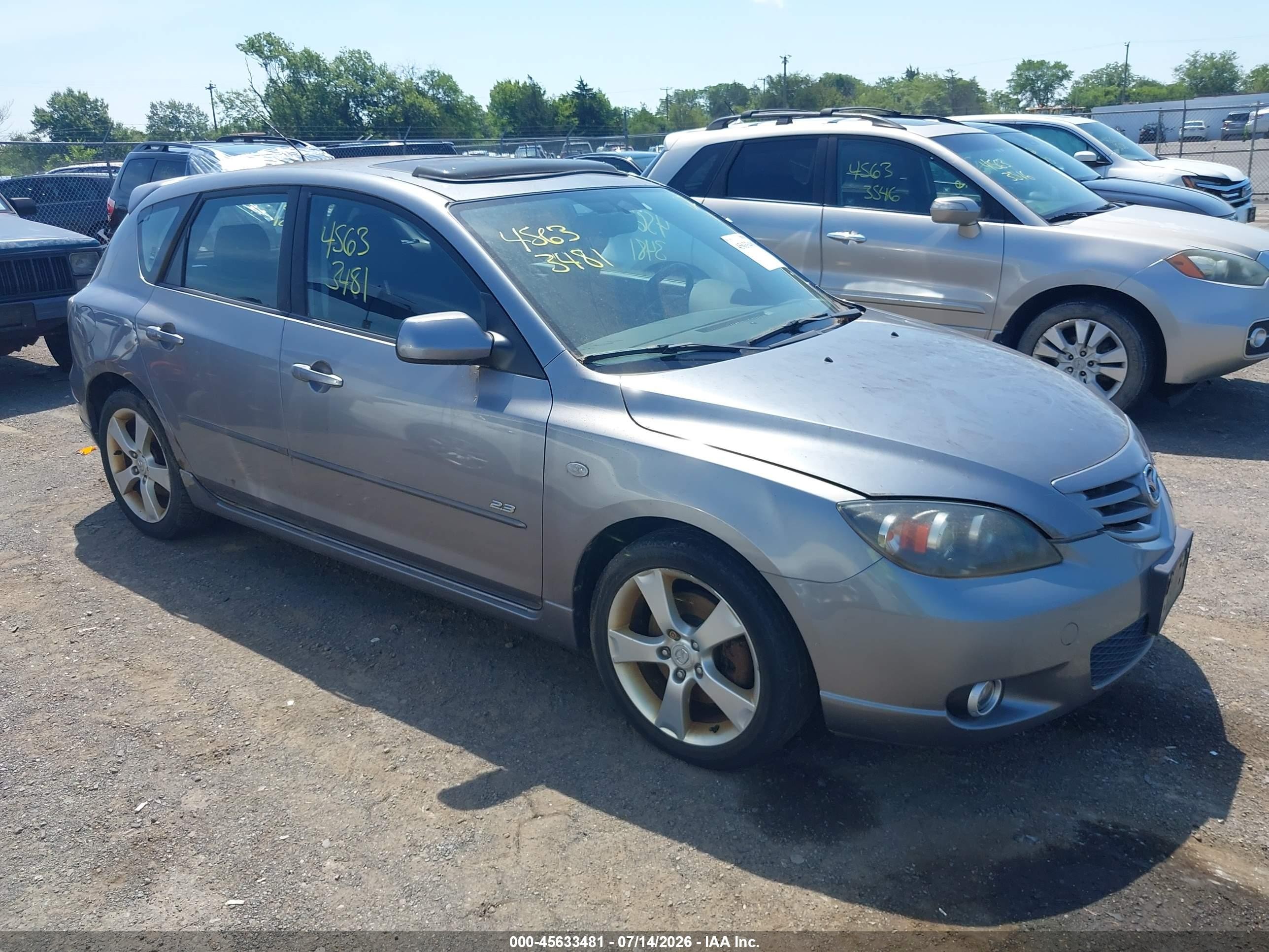 2006 Mazda 3 S Grand Touring, VIN JM1BK343061432583 — Normal wear