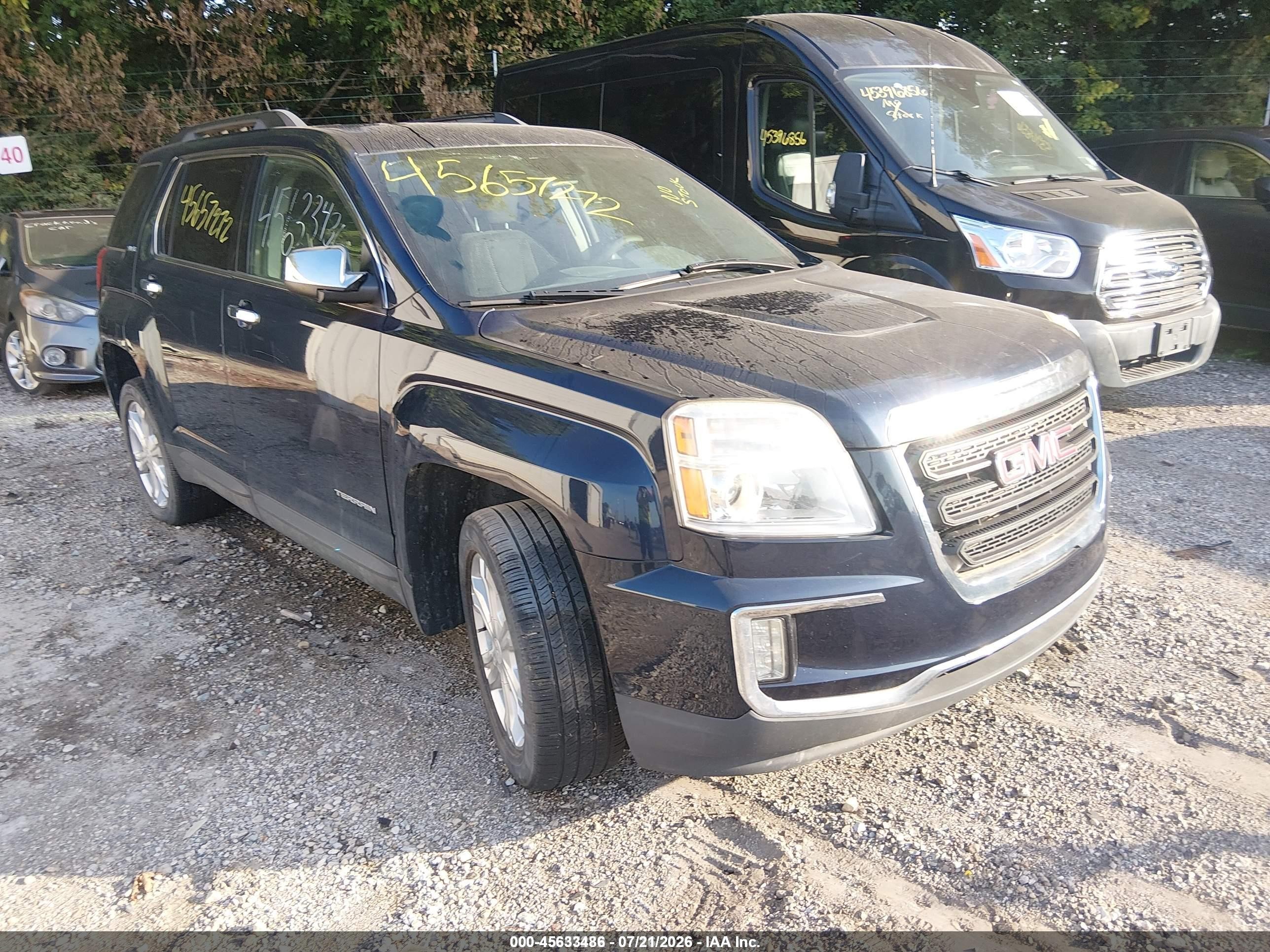 2016 GMC Terrain SLE, VIN 2GKALNEK2G6229093 — Normal wear
