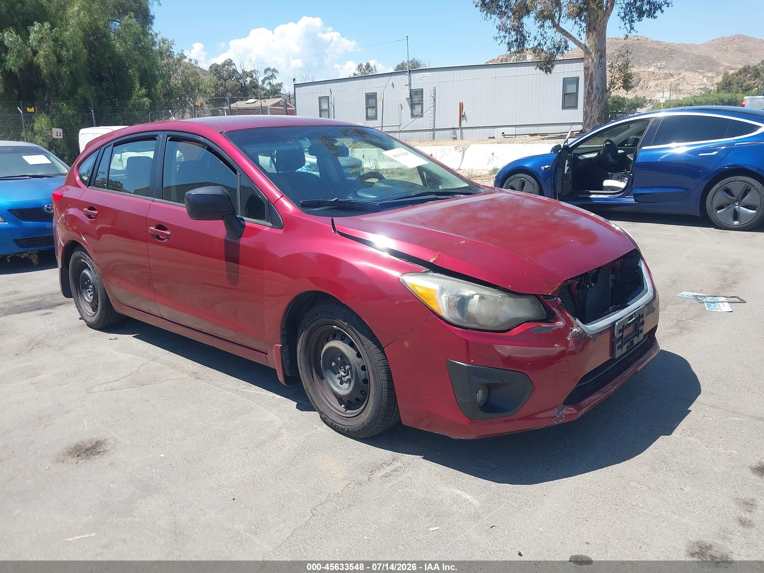 2014 Subaru Impreza 2.0i, VIN JF1GPAA64E8260189 — Normal wear