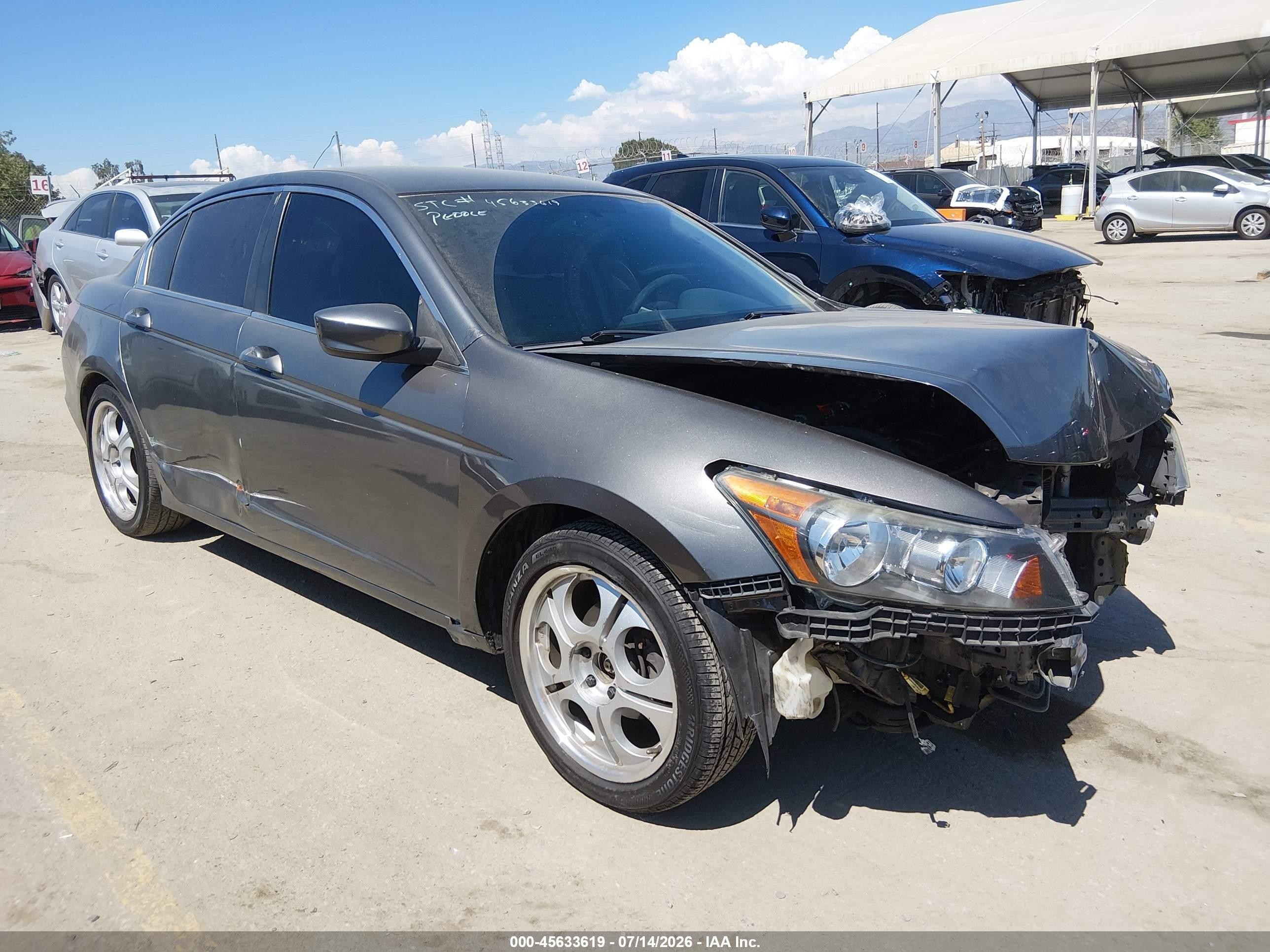 2012 Honda Accord LX, VIN 1HGCP2F38CA167910 — Не указано