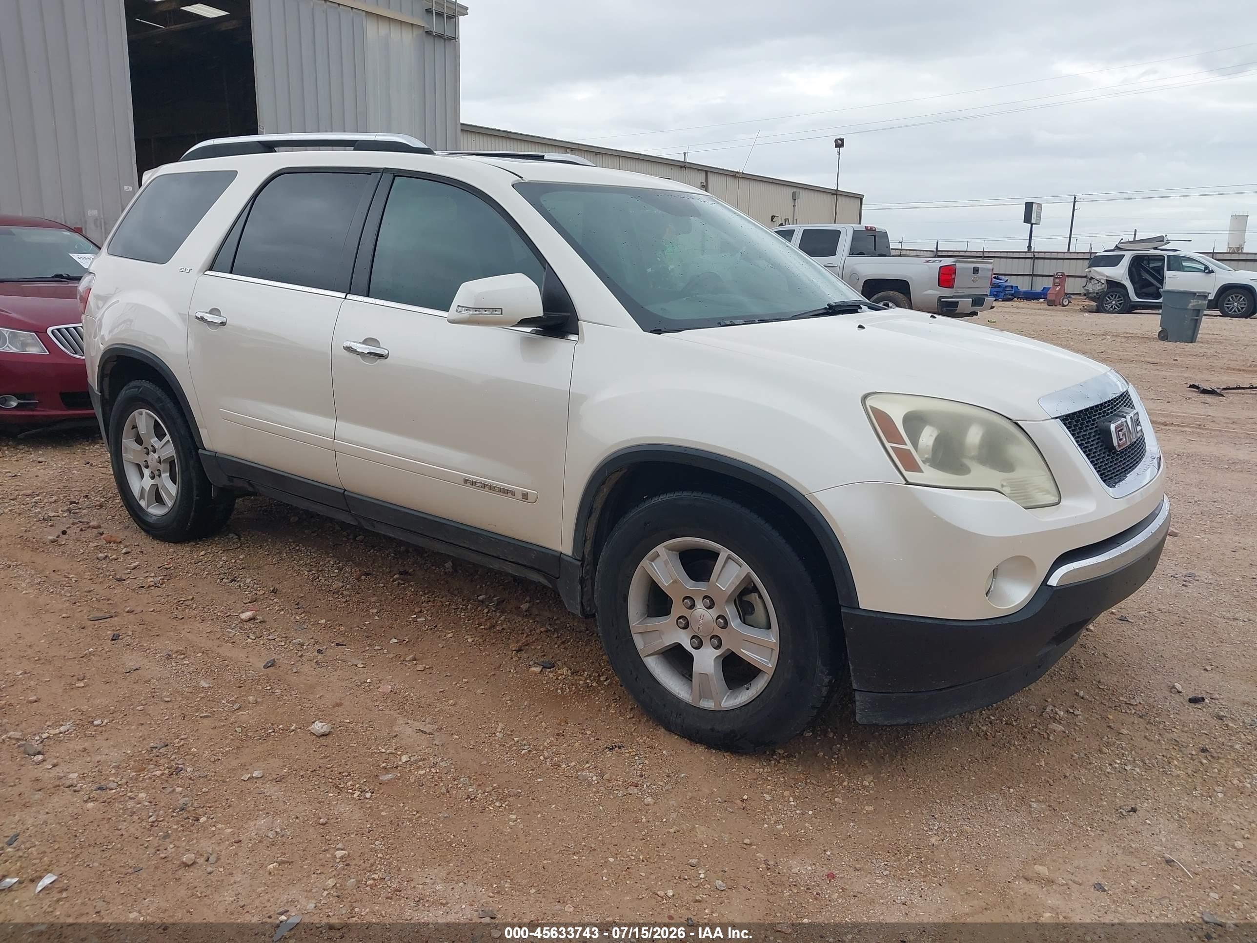 2008 GMC Acadia SLT2, VIN 1GKER337X8J269493 — Normal wear