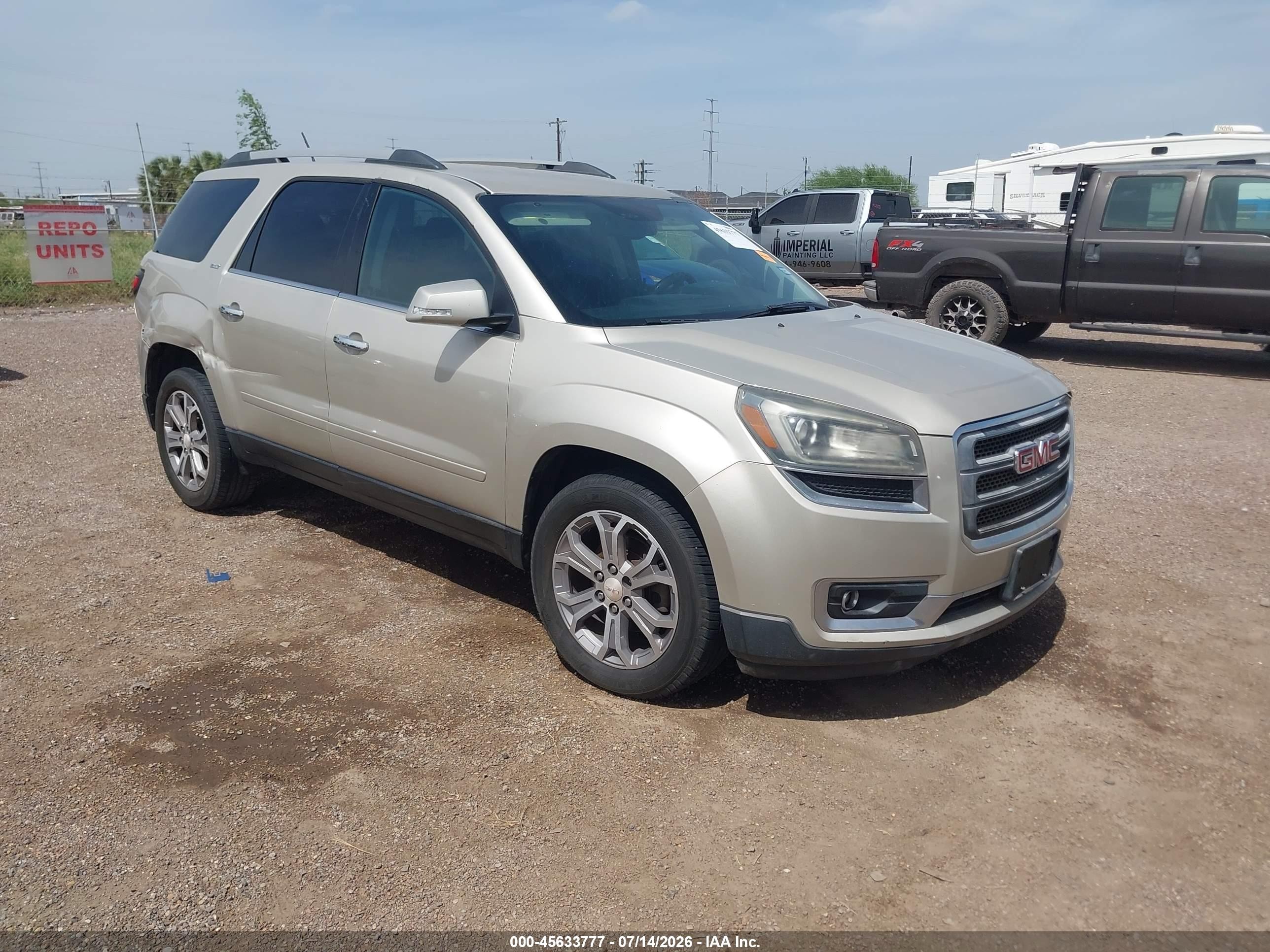 2013 GMC Acadia SLT, VIN 1GKKRRKD8DJ169481 — Обычный износ