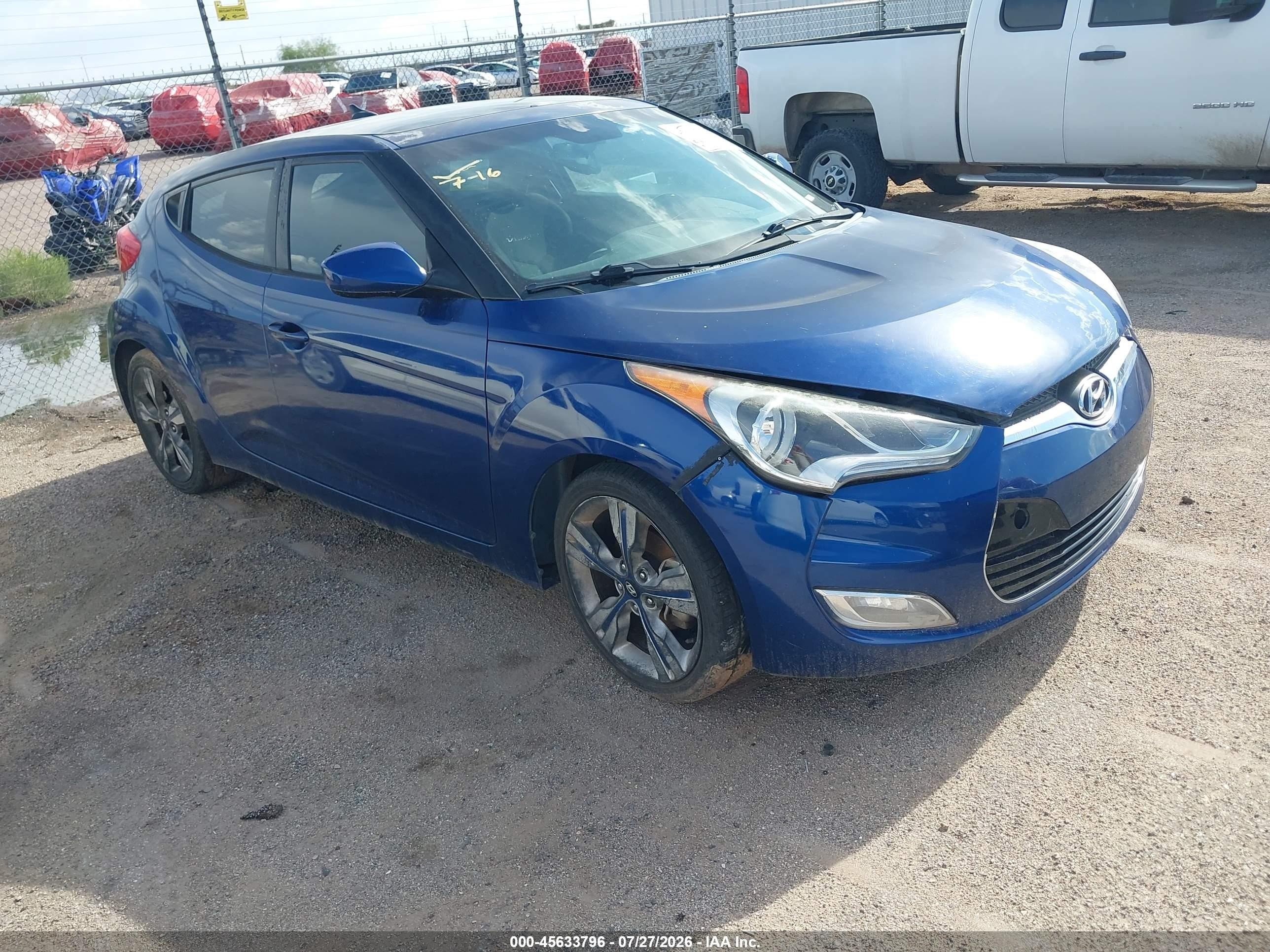 2017 Hyundai Veloster, VIN KMHTC6ADXHU318815 — Normal wear
