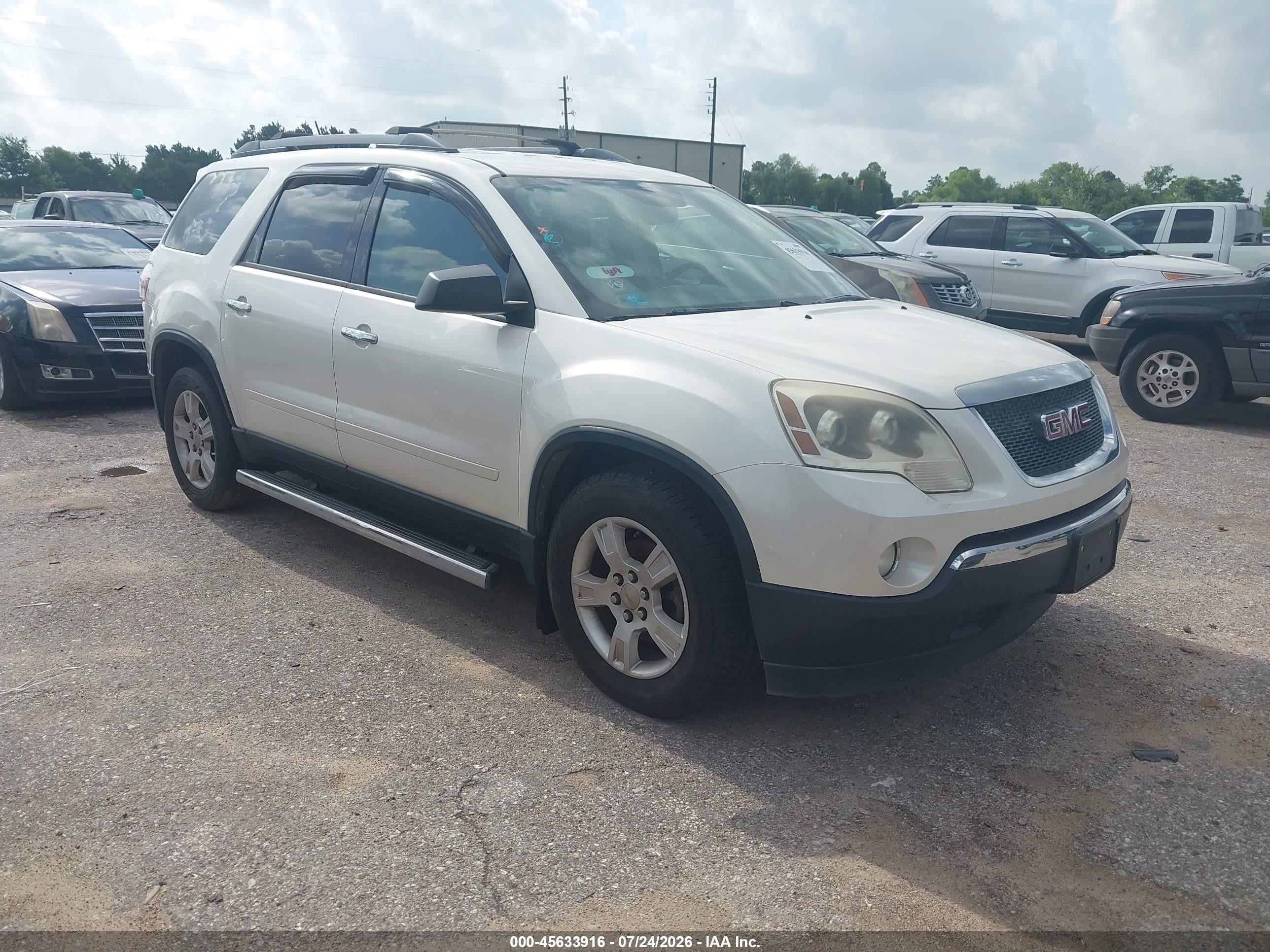 2011 GMC Acadia SLE, VIN 1GKKRPED5BJ200134 — Обычный износ