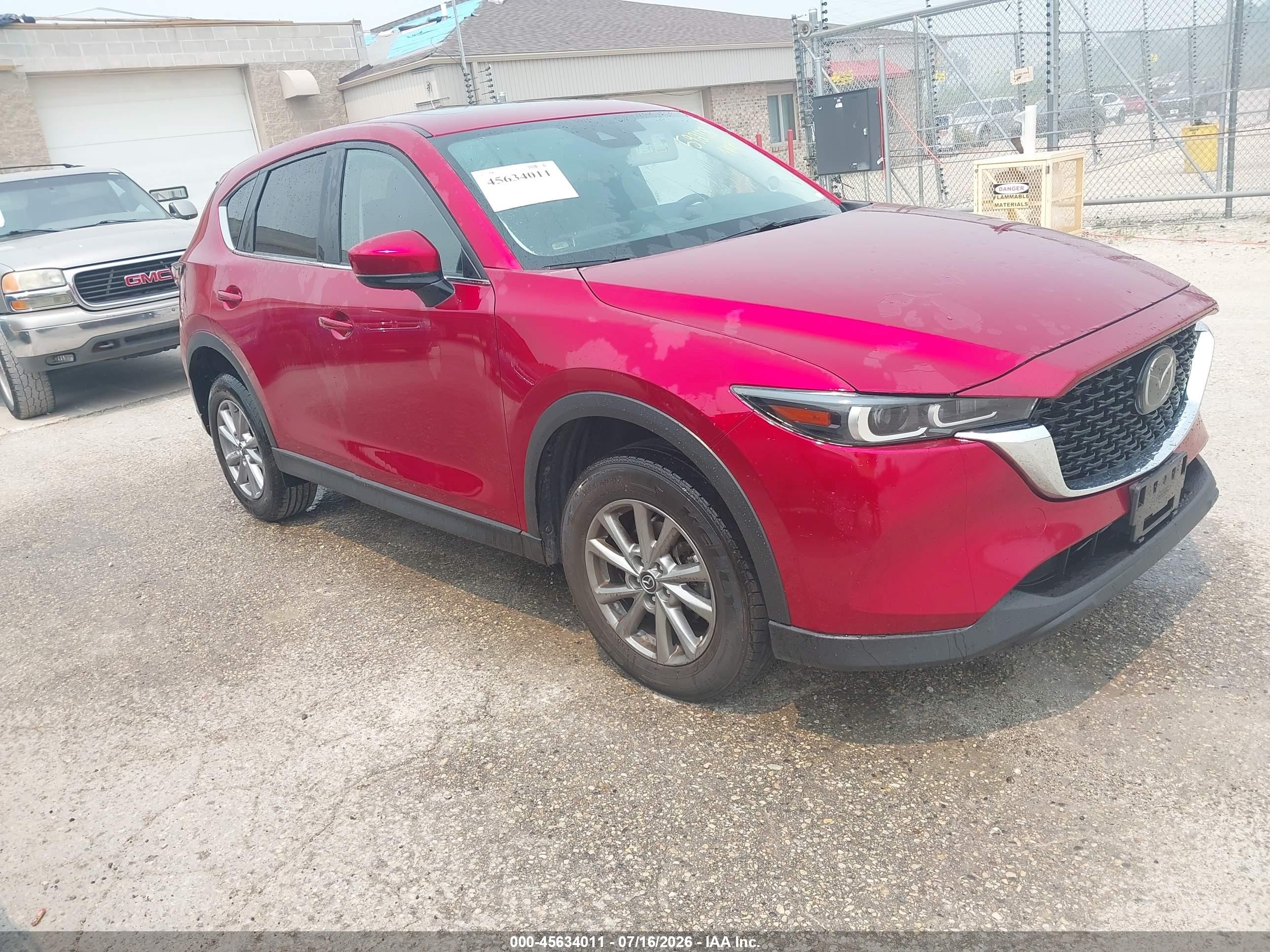 2022 Mazda CX-5 S Preferred, VIN JM3KFBCM4N1592108 — Обычный износ