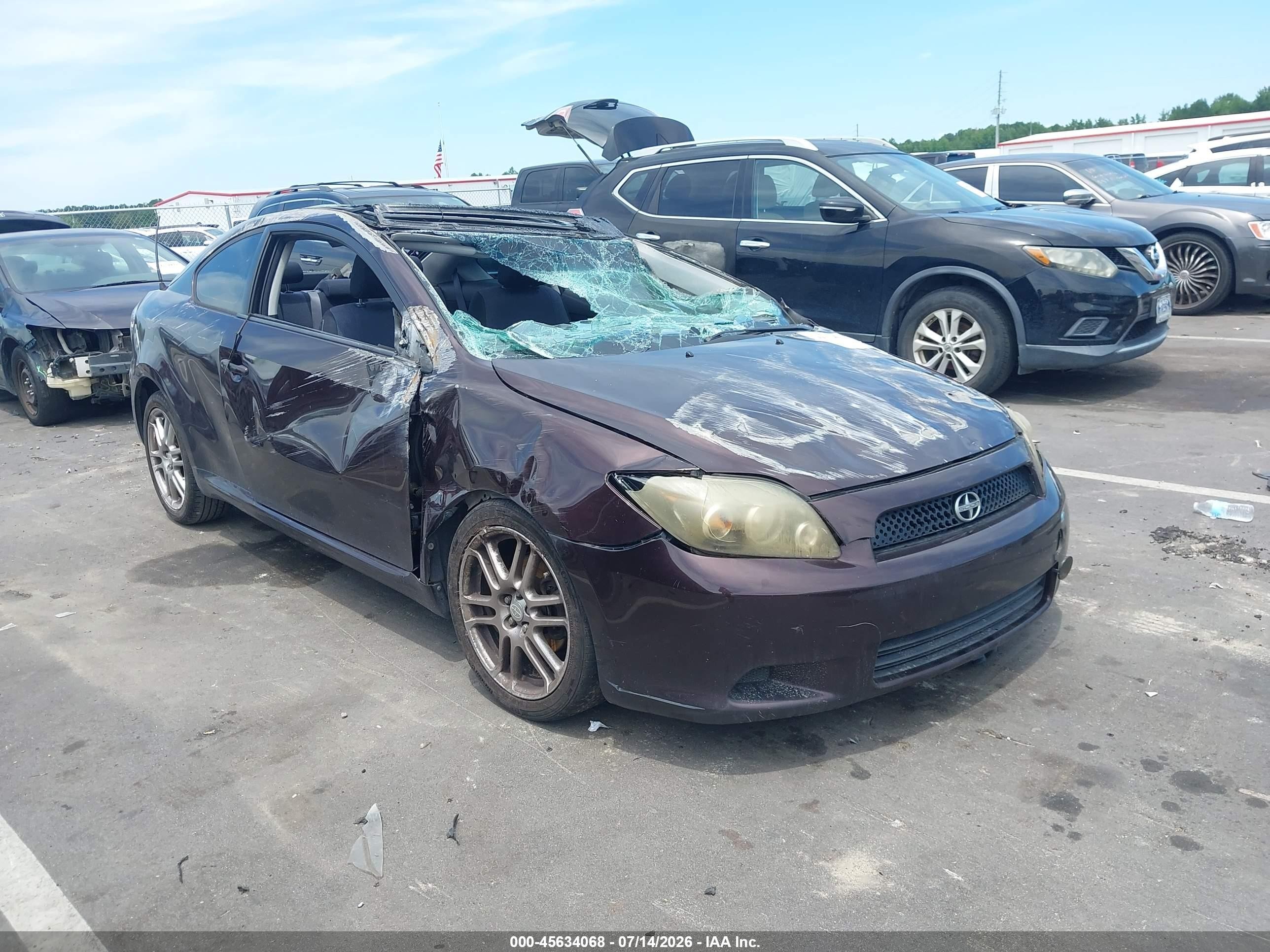 2008 Scion tC, VIN JTKDE167480228911 — Rollover