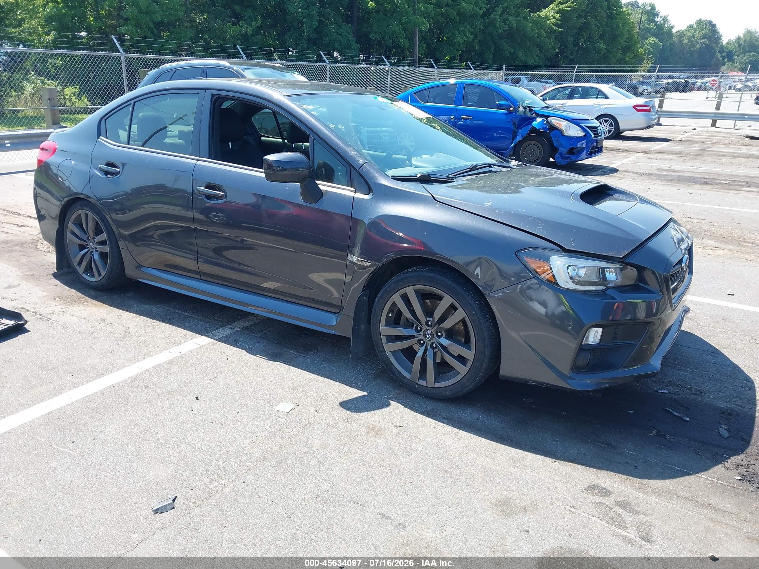 2017 Subaru WRX Limited, VIN JF1VA1J64H9818145 — Rear end