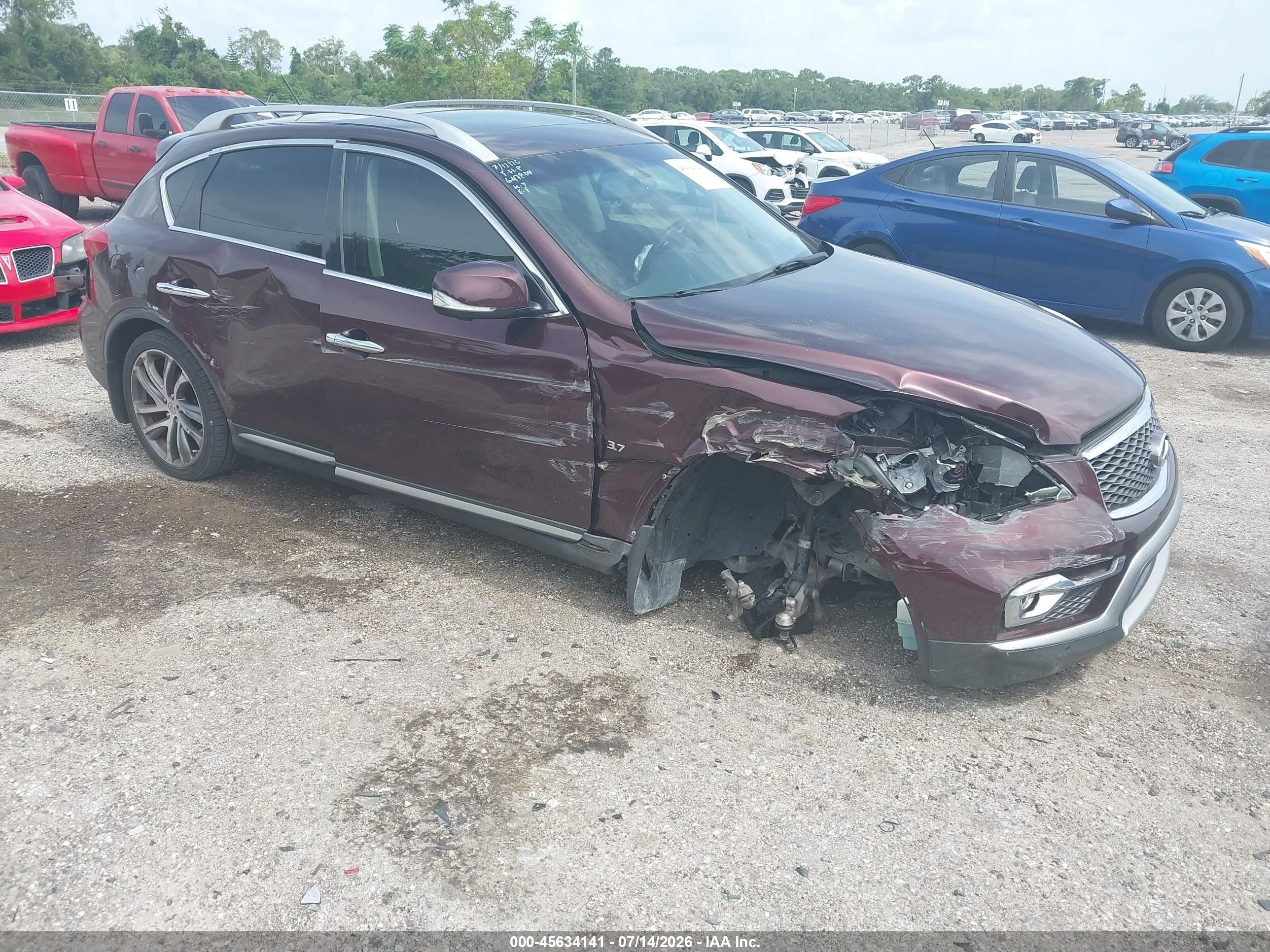 2016 Infiniti QX50, VIN JN1BJ0RP8GM232230 — All over