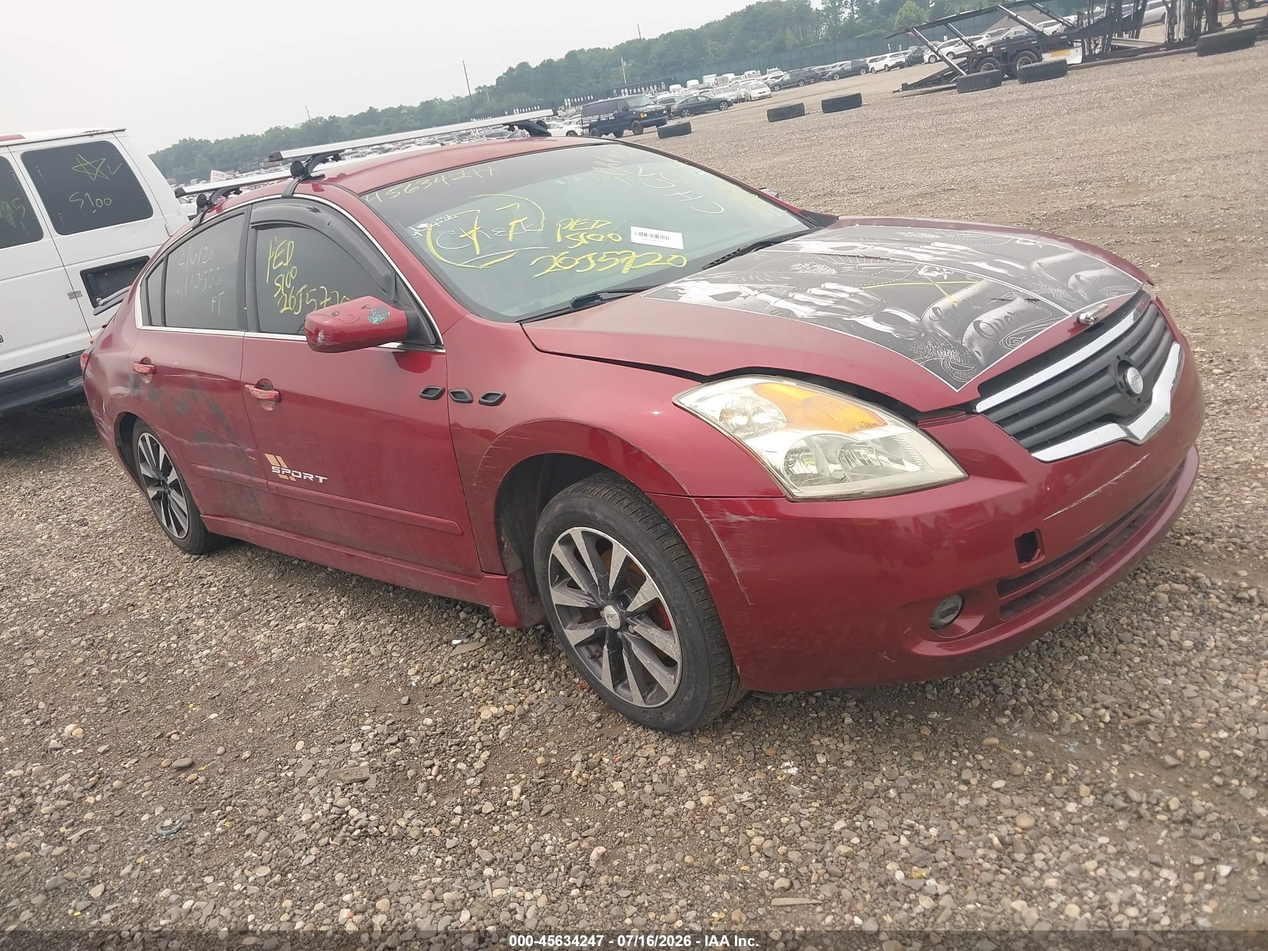 2007 Nissan Altima S, VIN 1N4AL21E27C117434 — Front end
