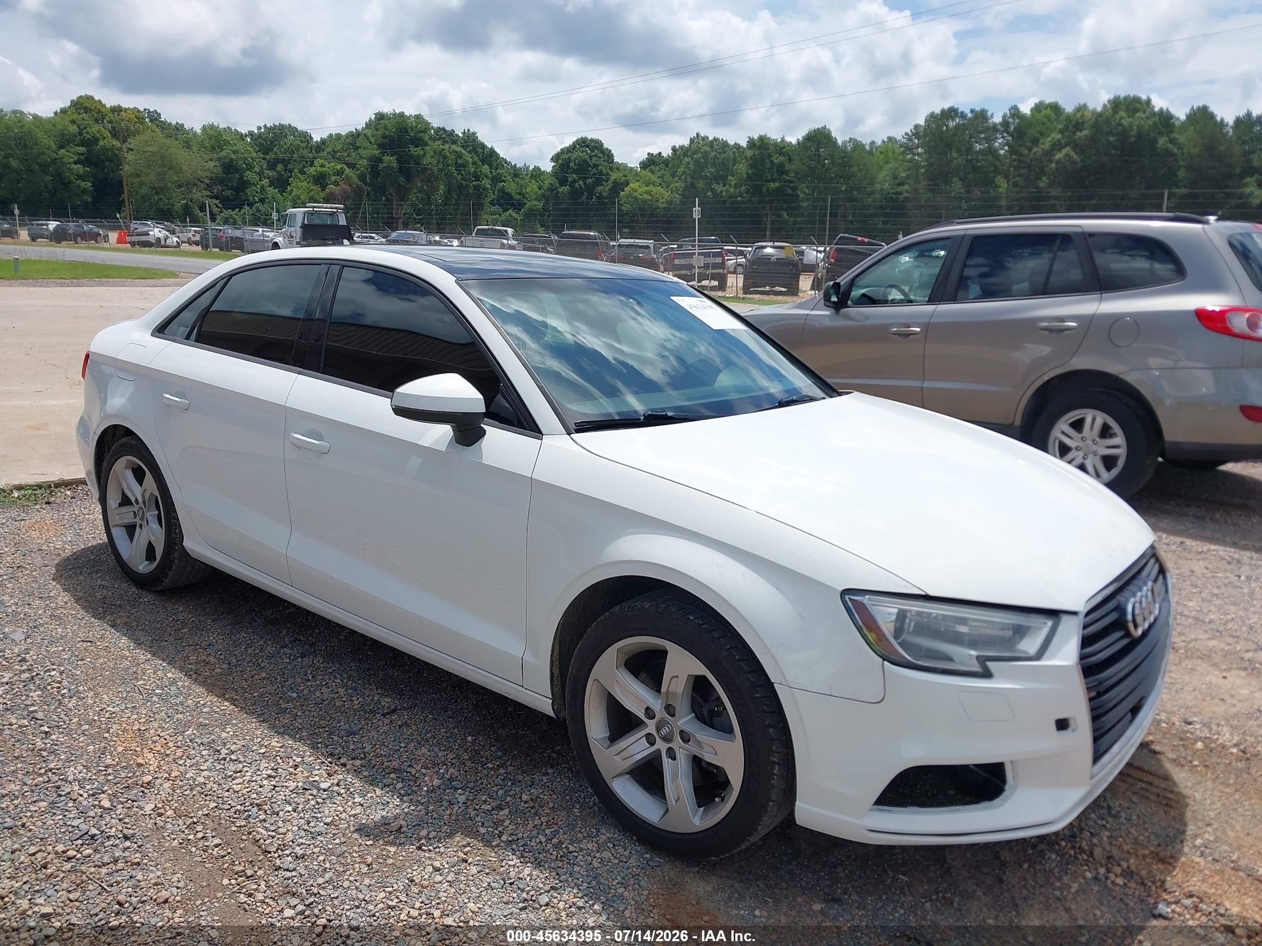2018 Audi A3 Premium, VIN WAUAUGFF9J1088827 — Not stated