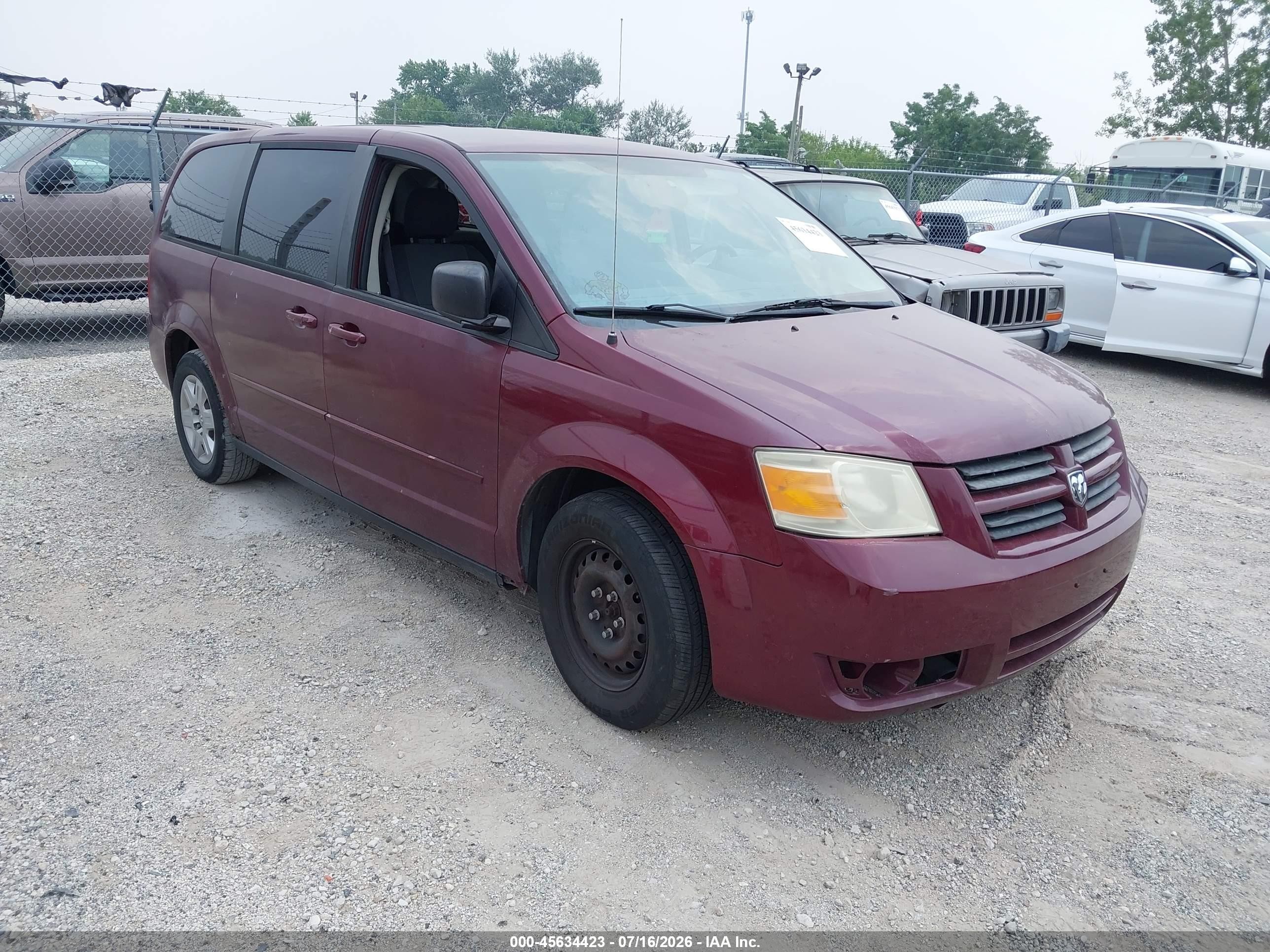 2009 Dodge Grand Caravan SE, VIN 2D8HN44EX9R517361 — Зад