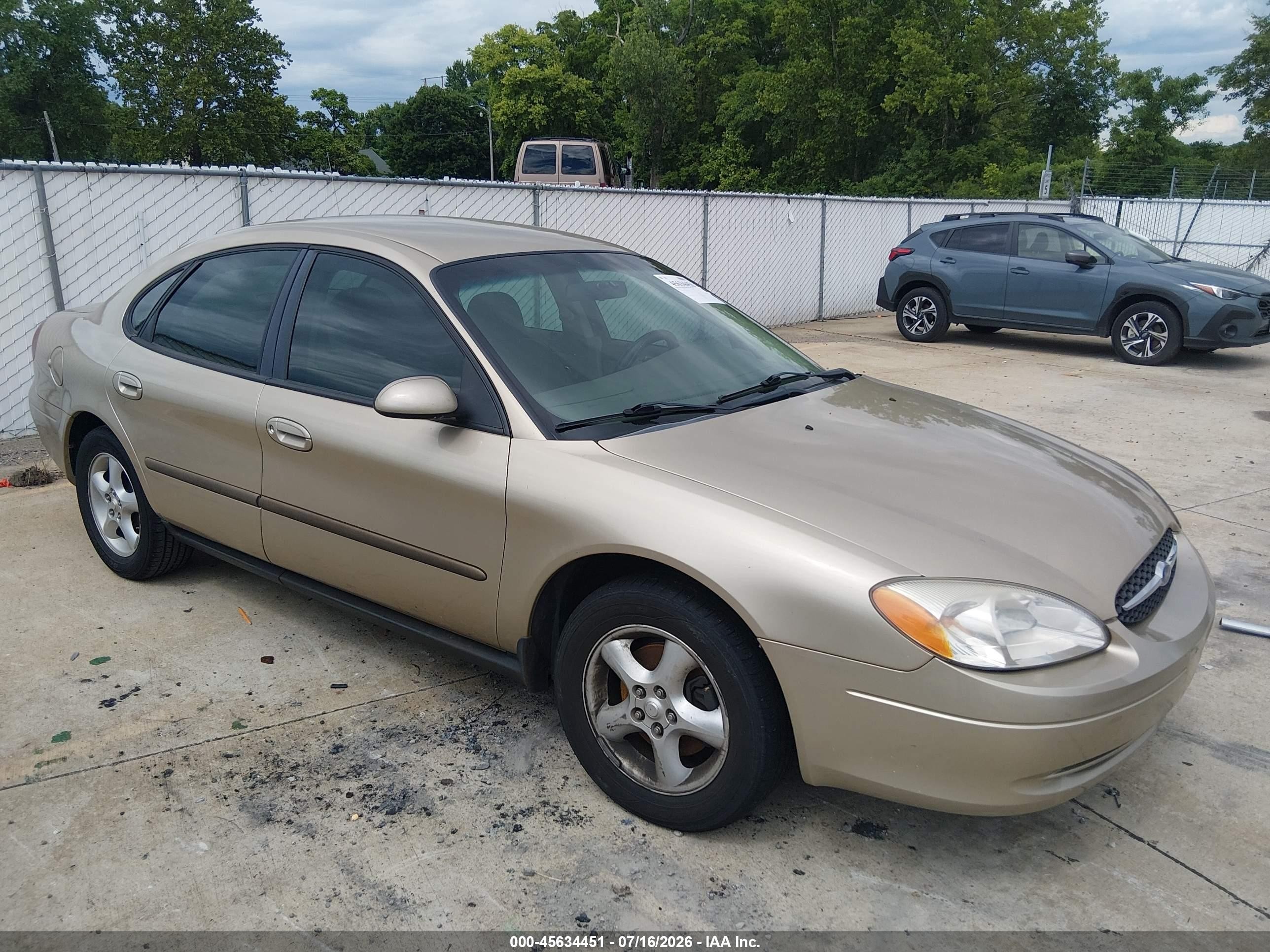 2001 Ford Taurus SE, VIN 1FAFP53U01G176336 — Обычный износ